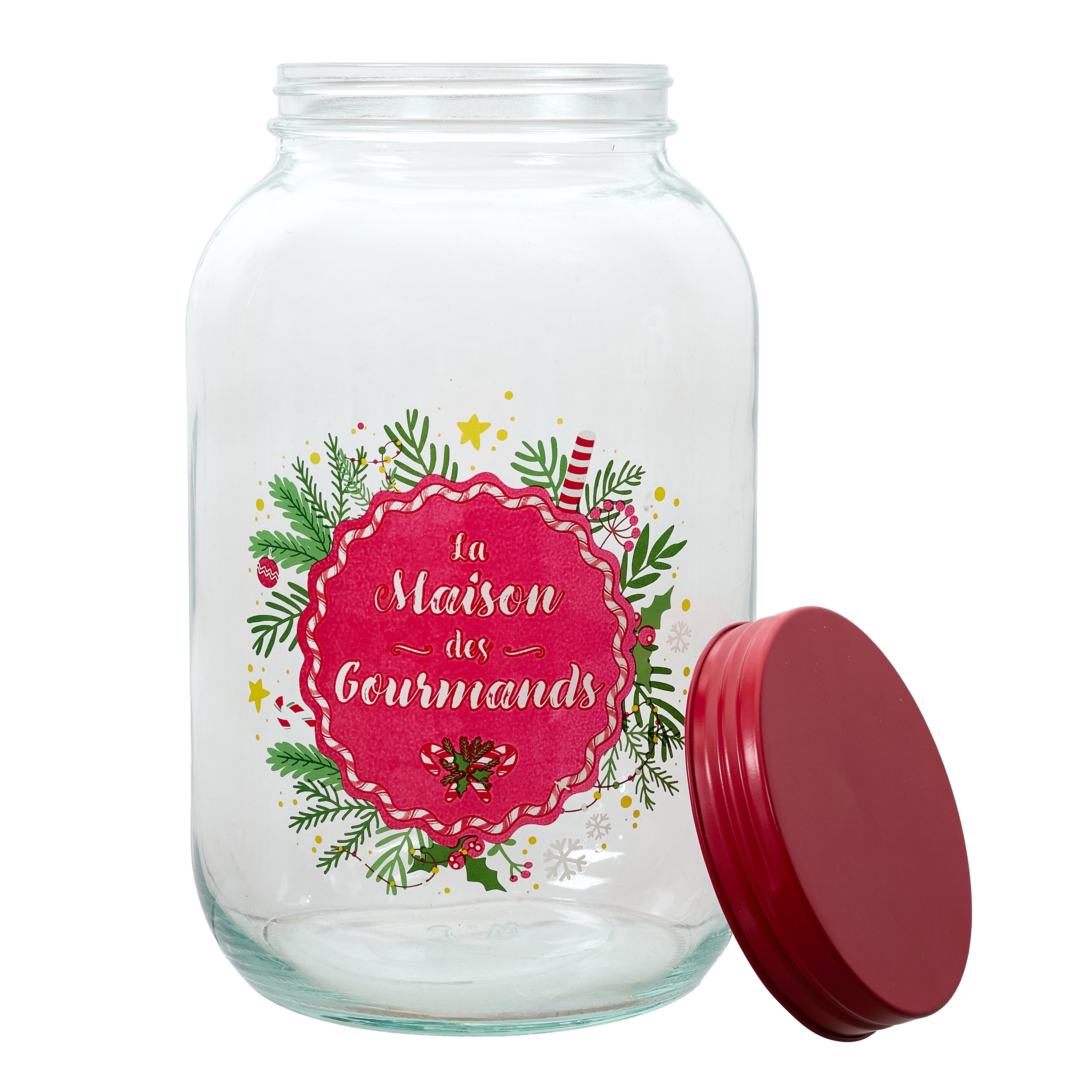 BOCAL EN VERRE NOEL TRADI 3L