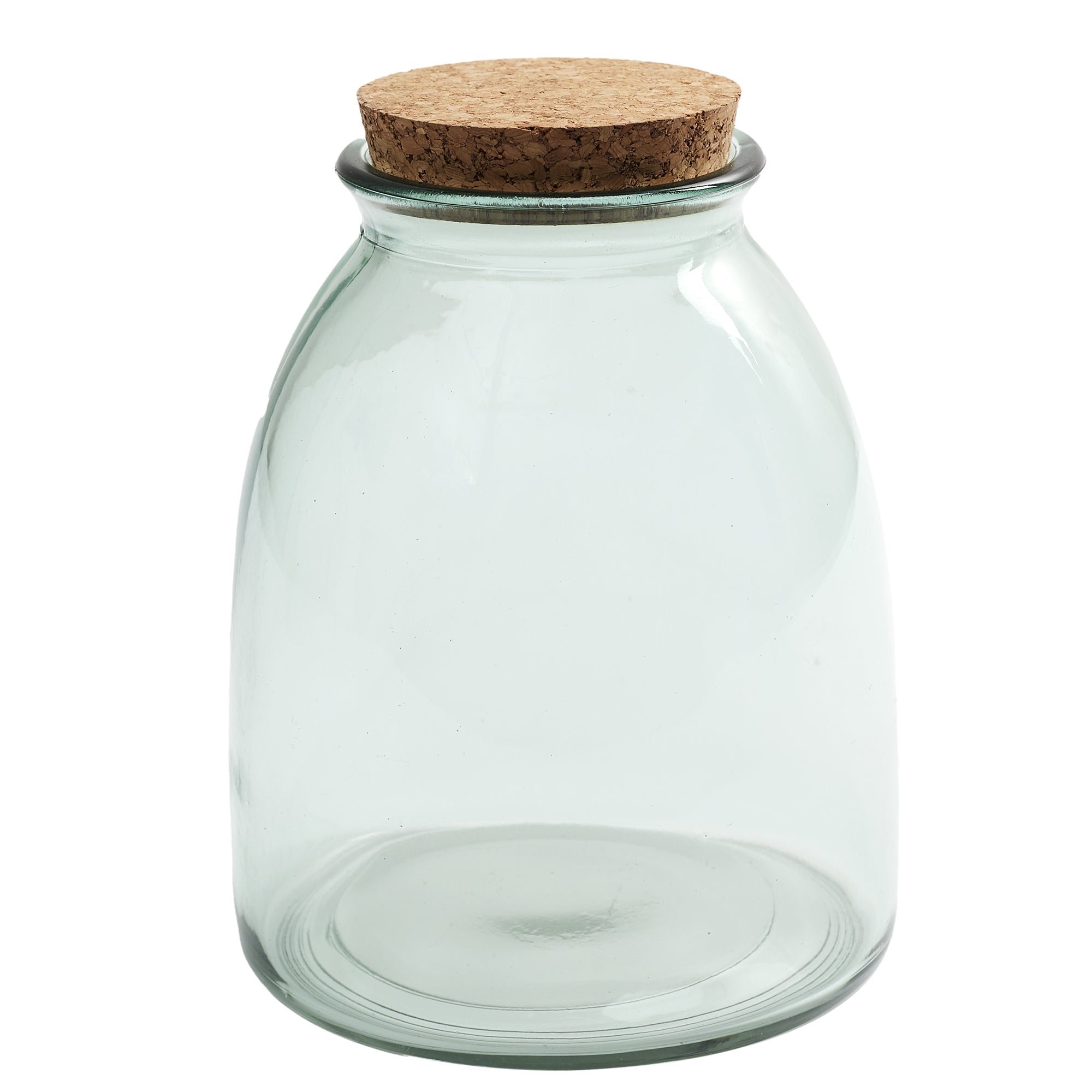 BOCAL VERRE COUVERCLE LIEGE 1L