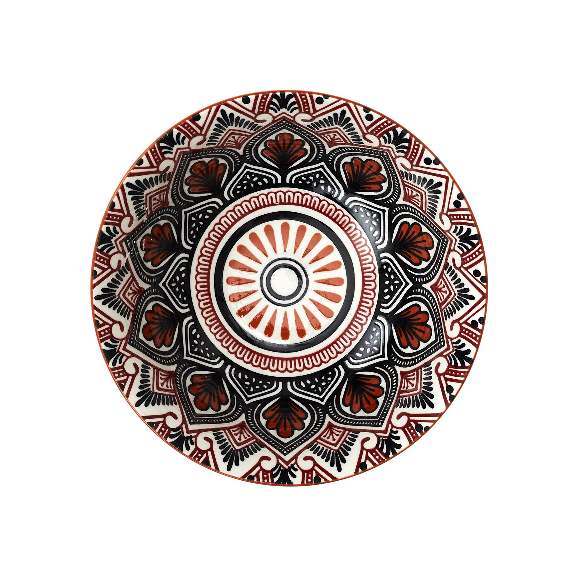 COUPELLE MANDALA ORANGE D15CM