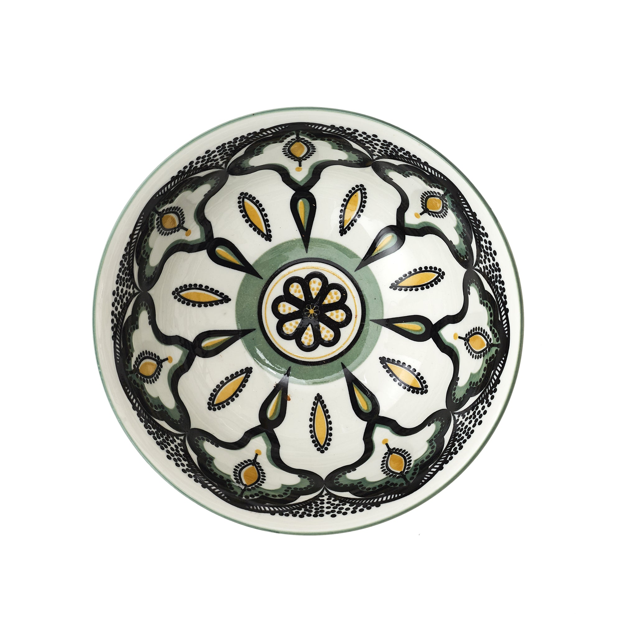 COUPELLE MANDALA VERT D15CM