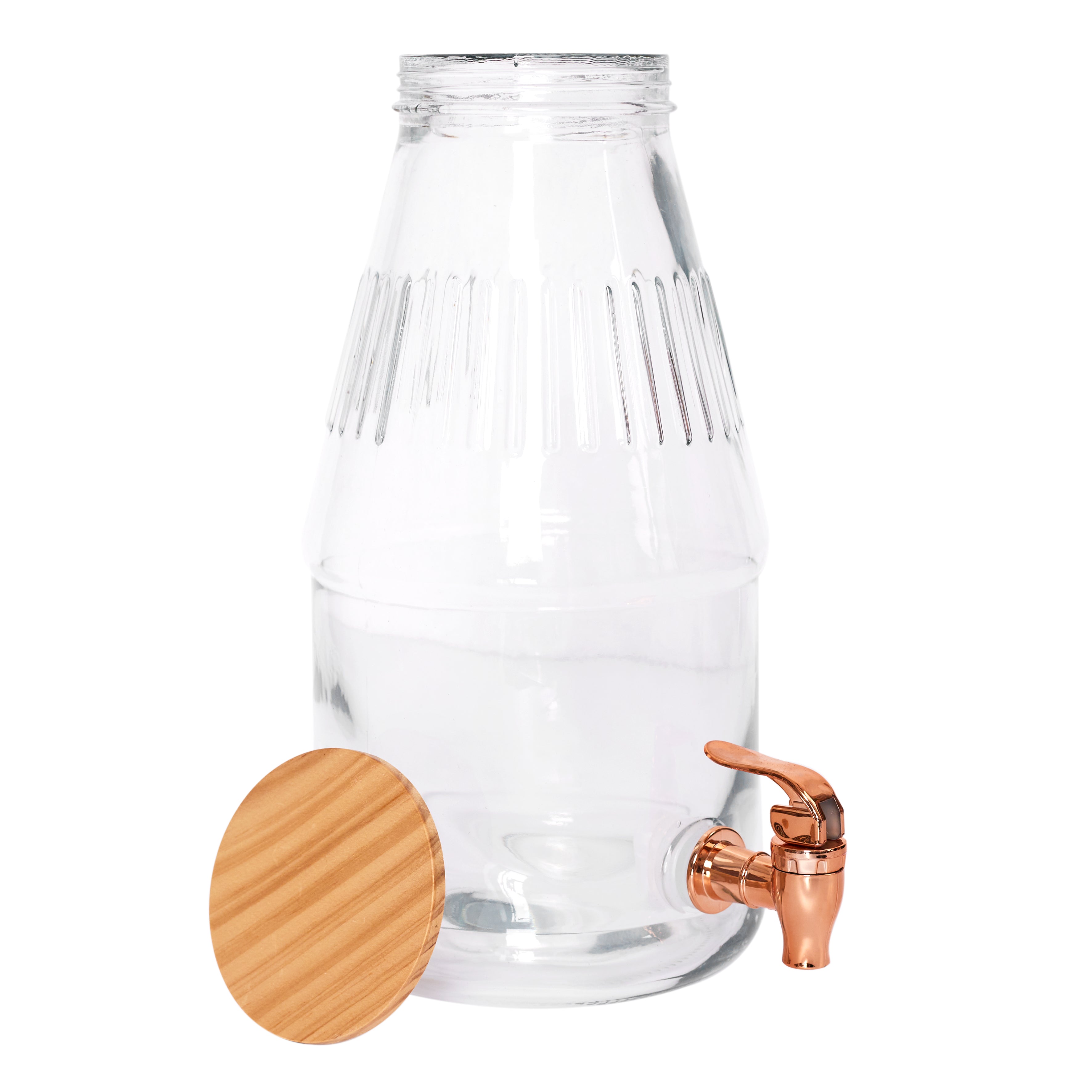 FONTAINE AVEC COUVERCLE EN BOIS 3.8L