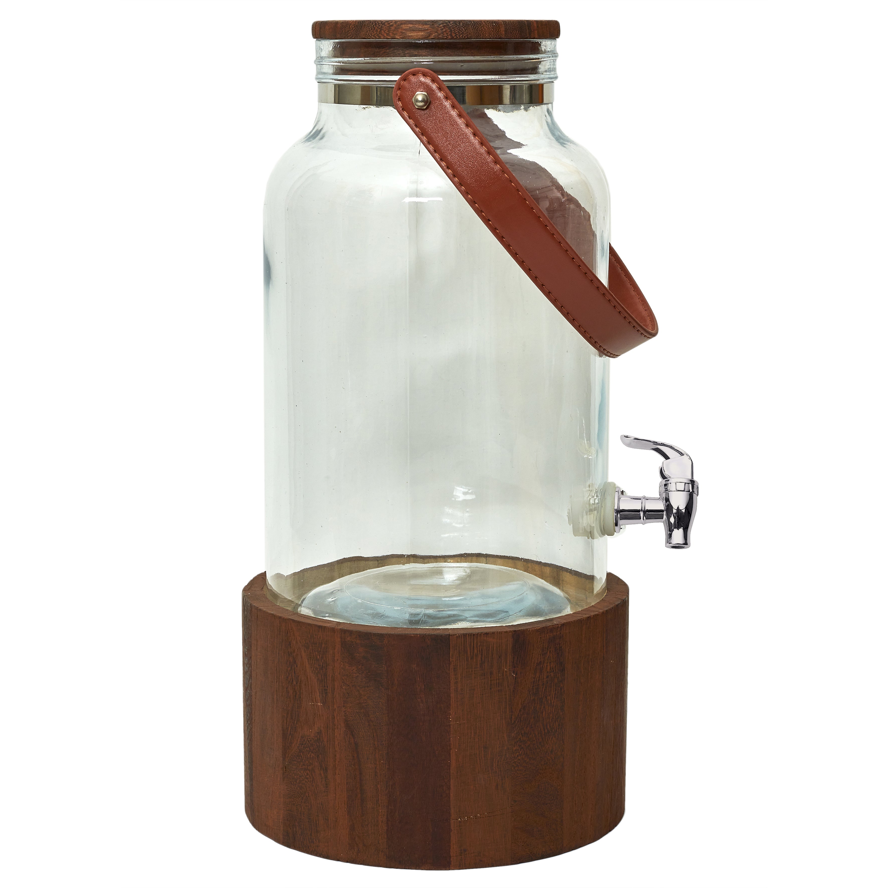 FONTAINE 6L SUPPORT BOIS ET ANSE