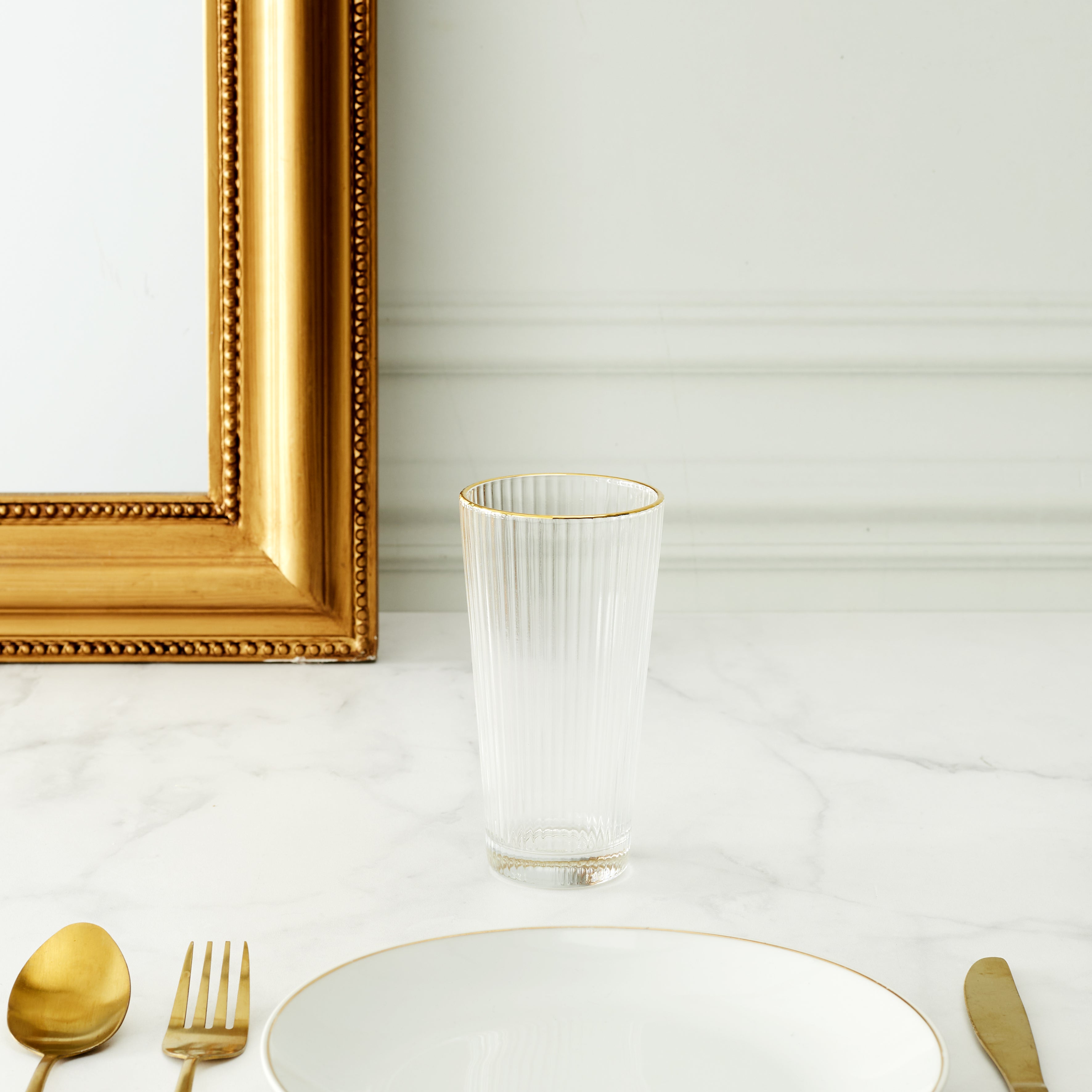 VERRE HAUT STRIE LISERE GOLD 30CL