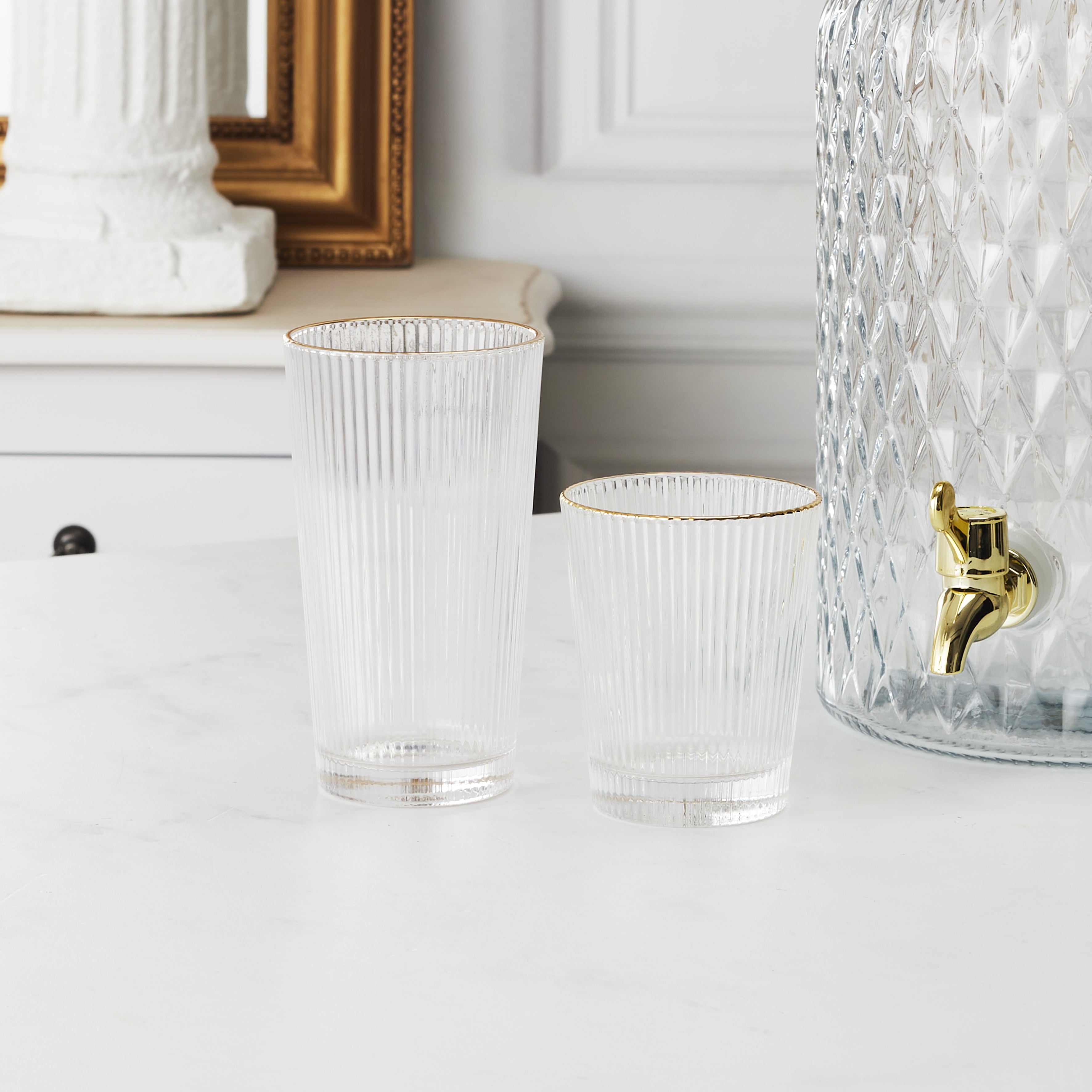 VERRE HAUT STRIE LISERE GOLD 30CL