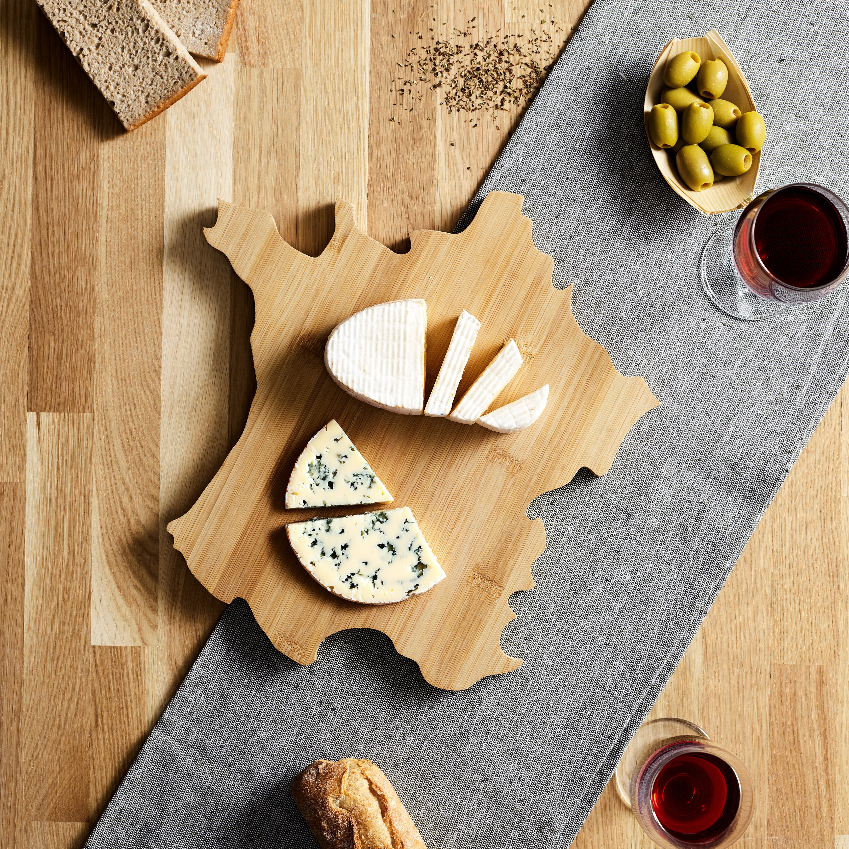 PLANCHE FROMAGE BOIS FORME FRANCE