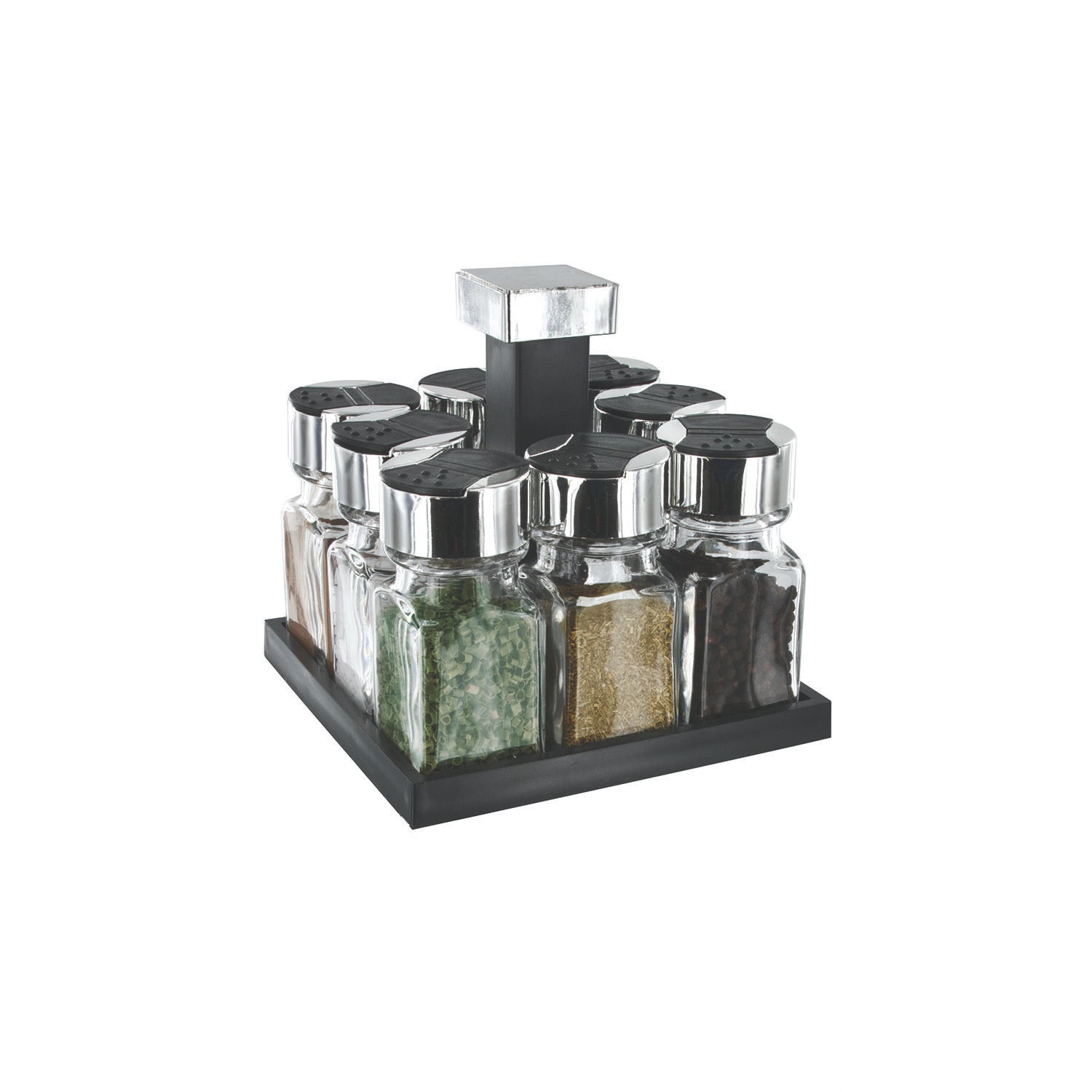 CARROUSEL CARRE 8 POTS COUVERCLE PLASTIQUE