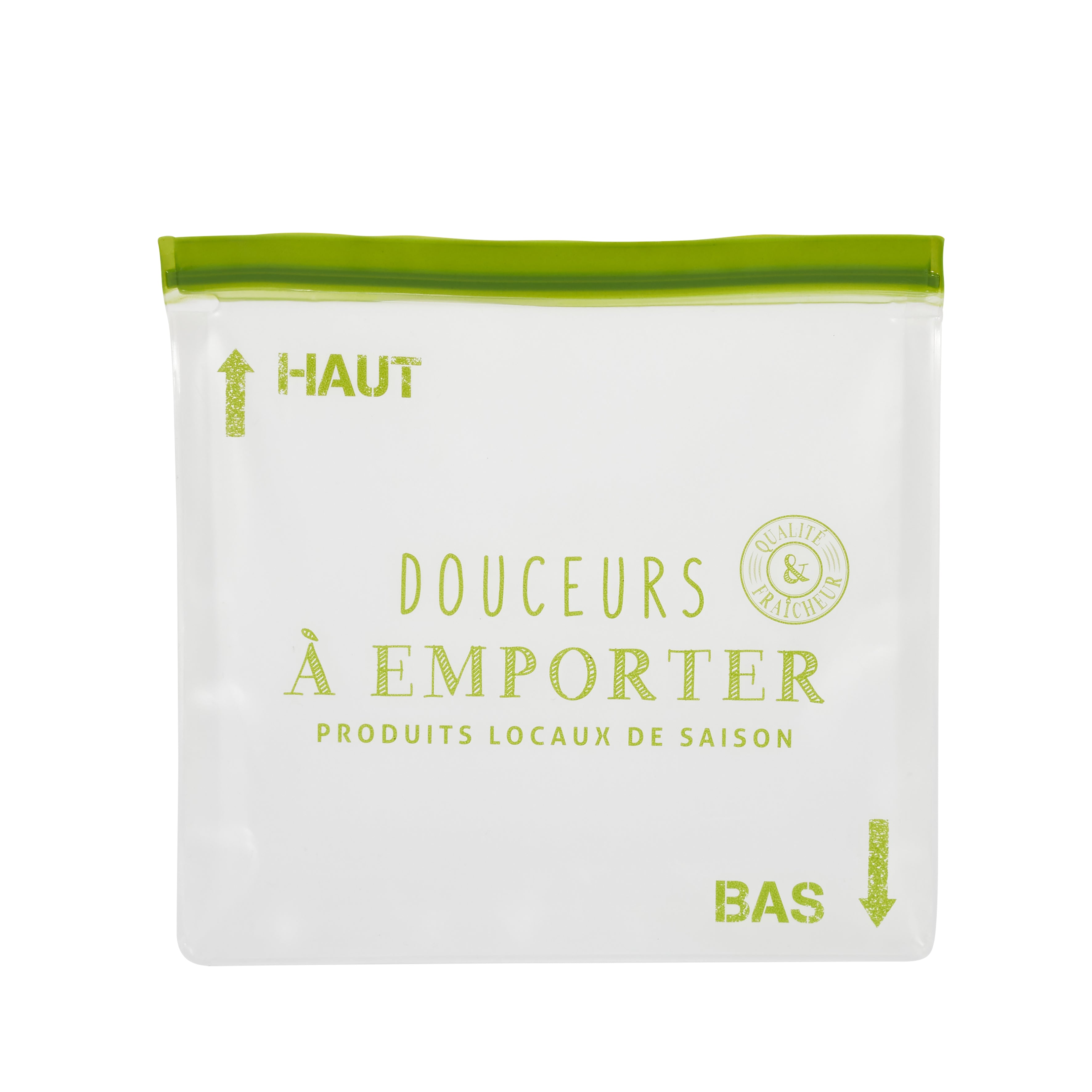SAC DE CONSERVATION REUTILISABLE IMPRIME X2