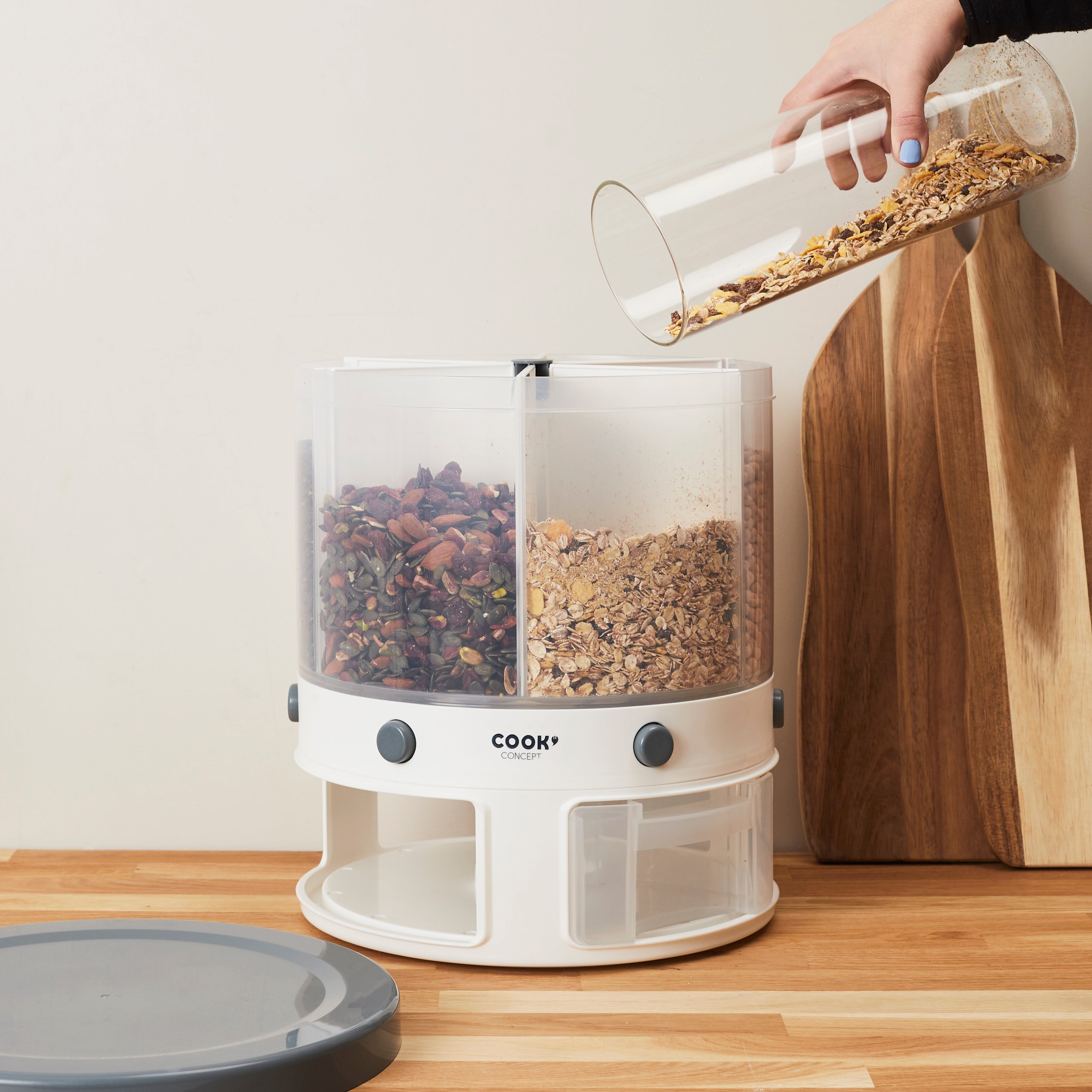 DISTRIBUTEUR 6 COMPARTIMENTS DE 1.5L