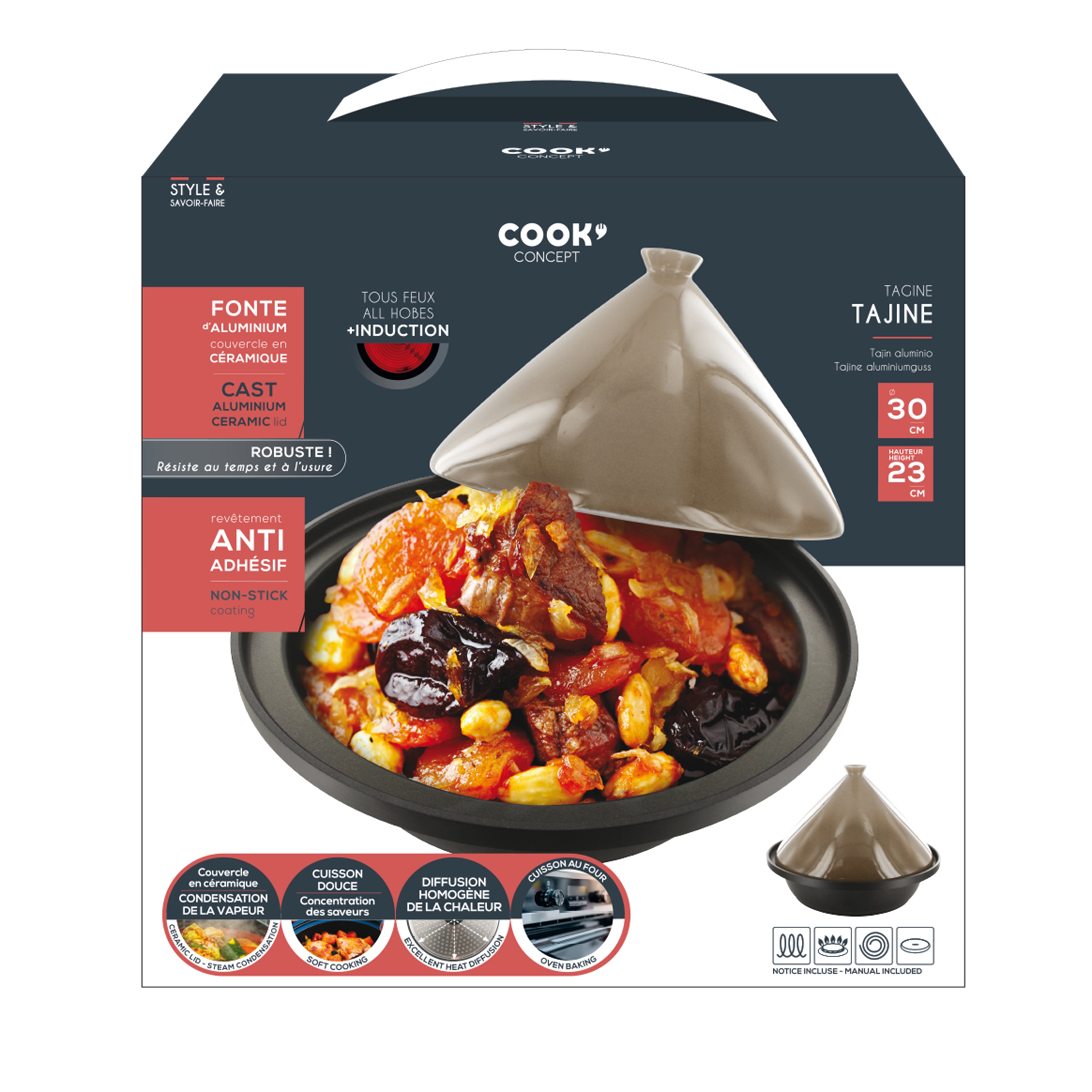 TAJINE INDUCTION D30CM