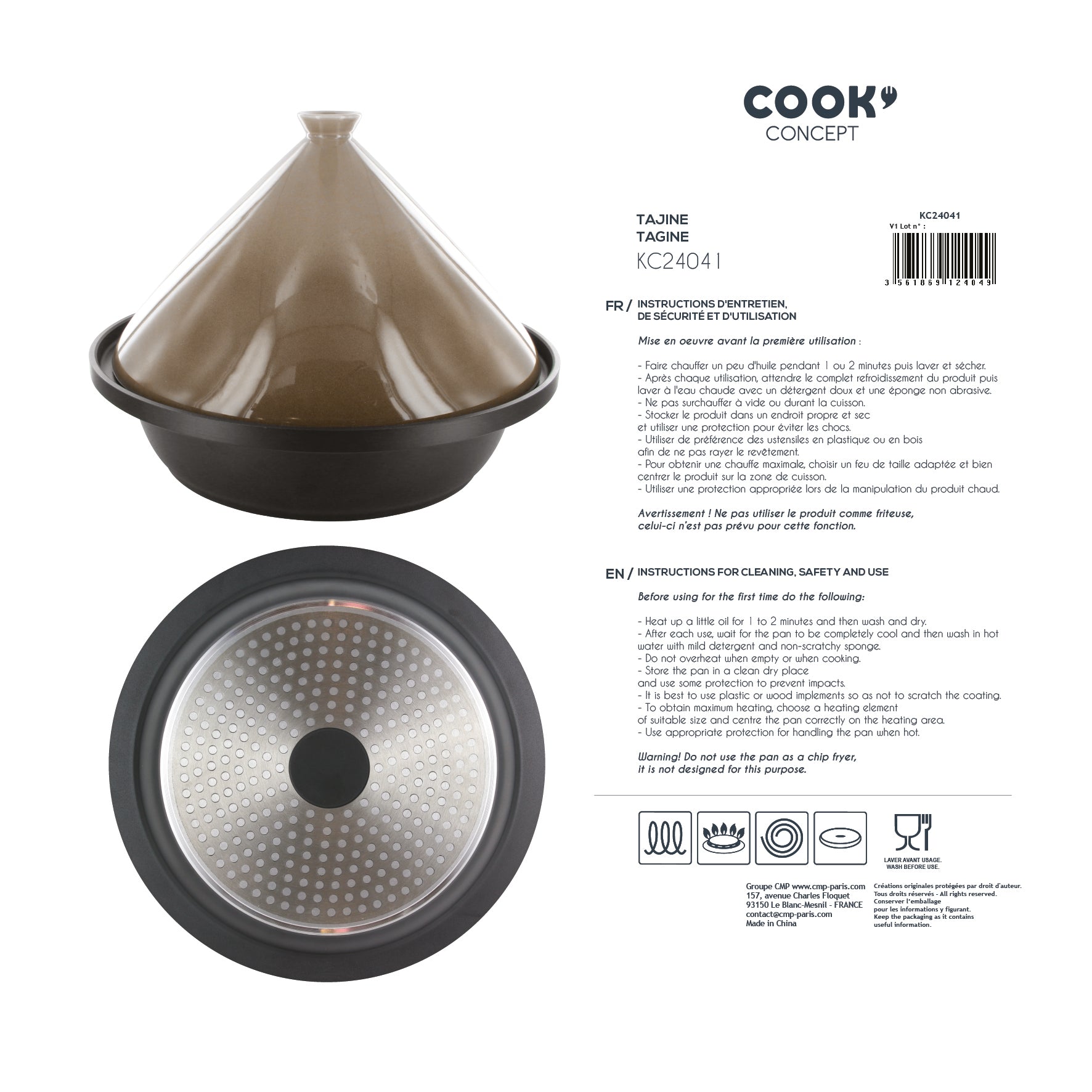 TAJINE INDUCTION D30CM