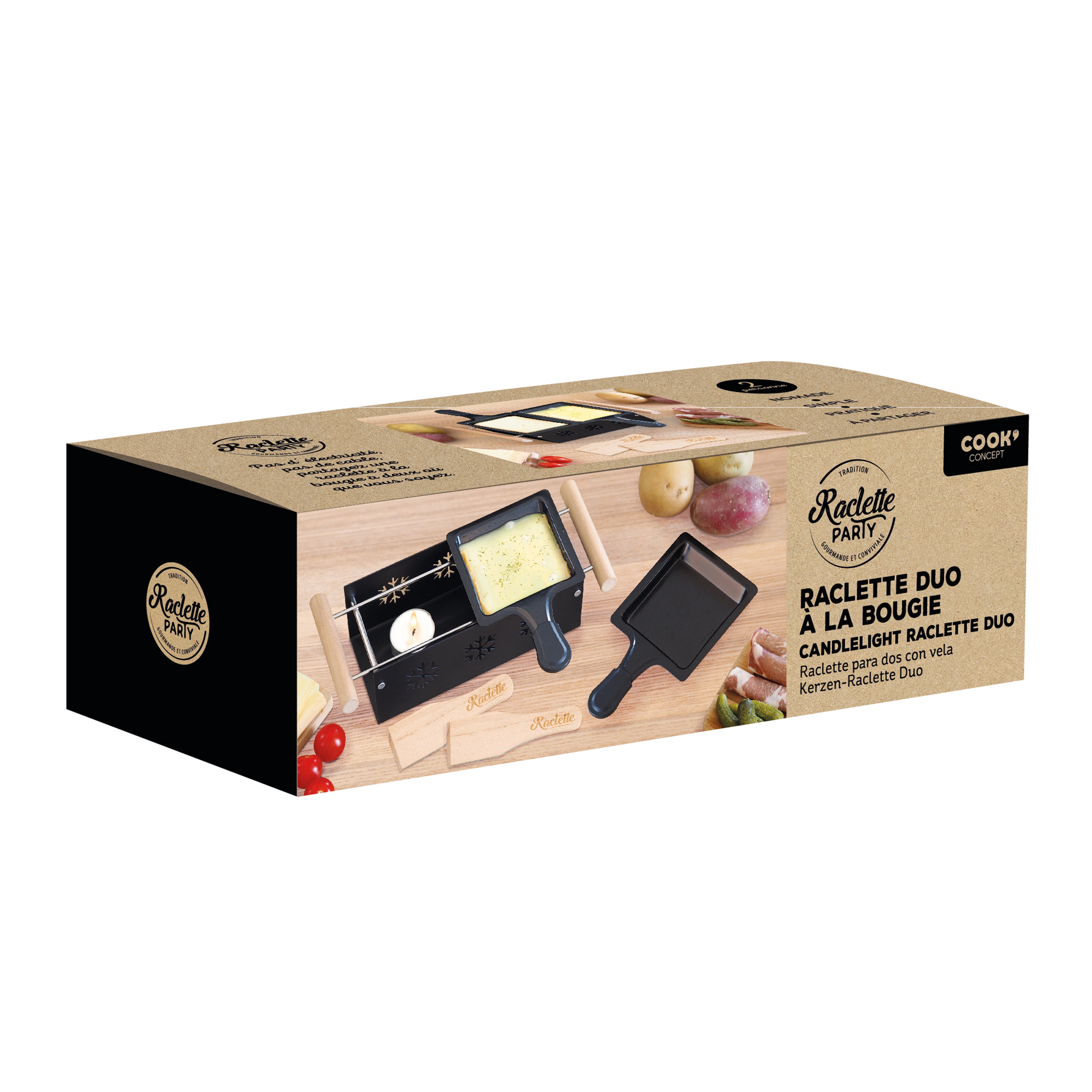 RACLETTE DUO A LA BOUGIE
