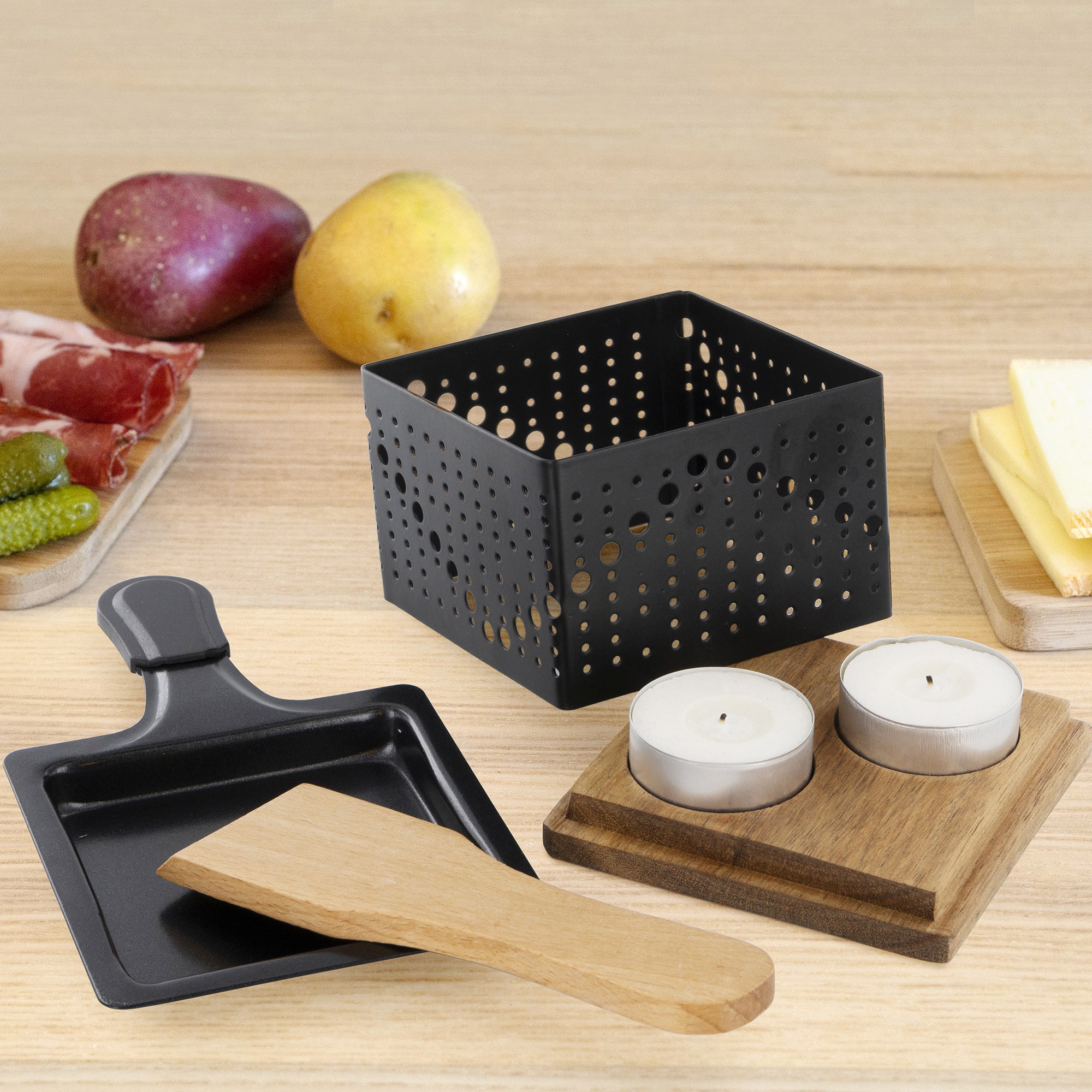 RACLETTE INDIVIDUELLE A LA BOUGIE