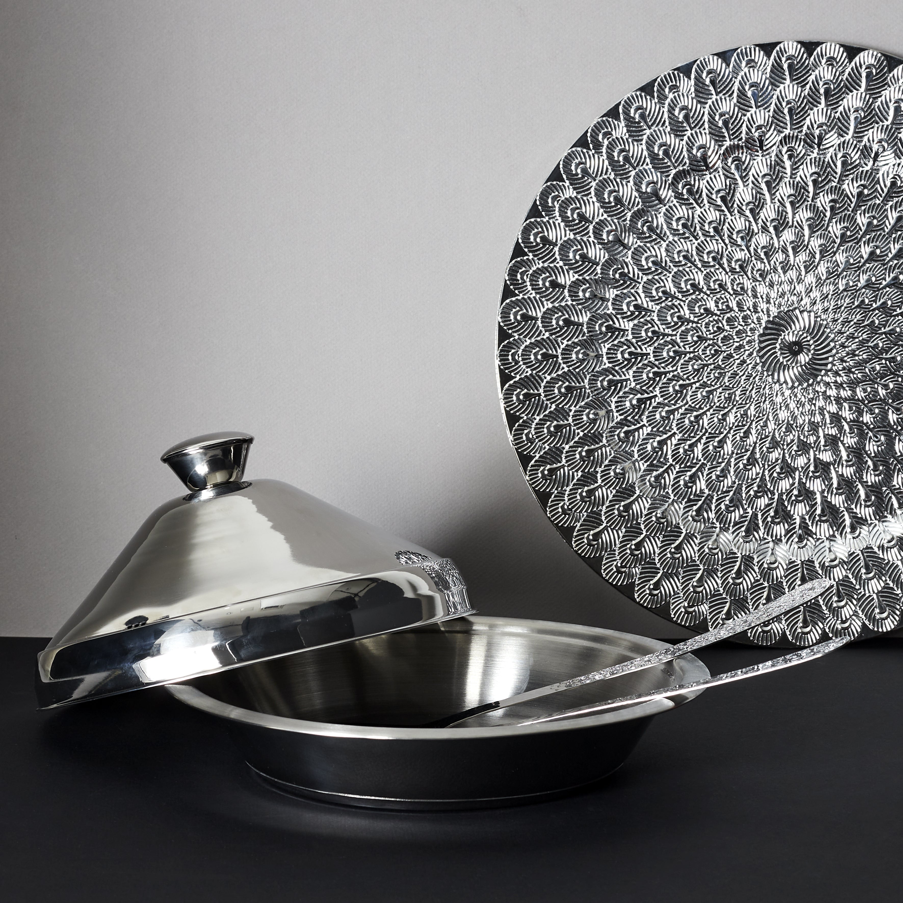 TAJINE EN ACIER INOXYDABLE 24CM