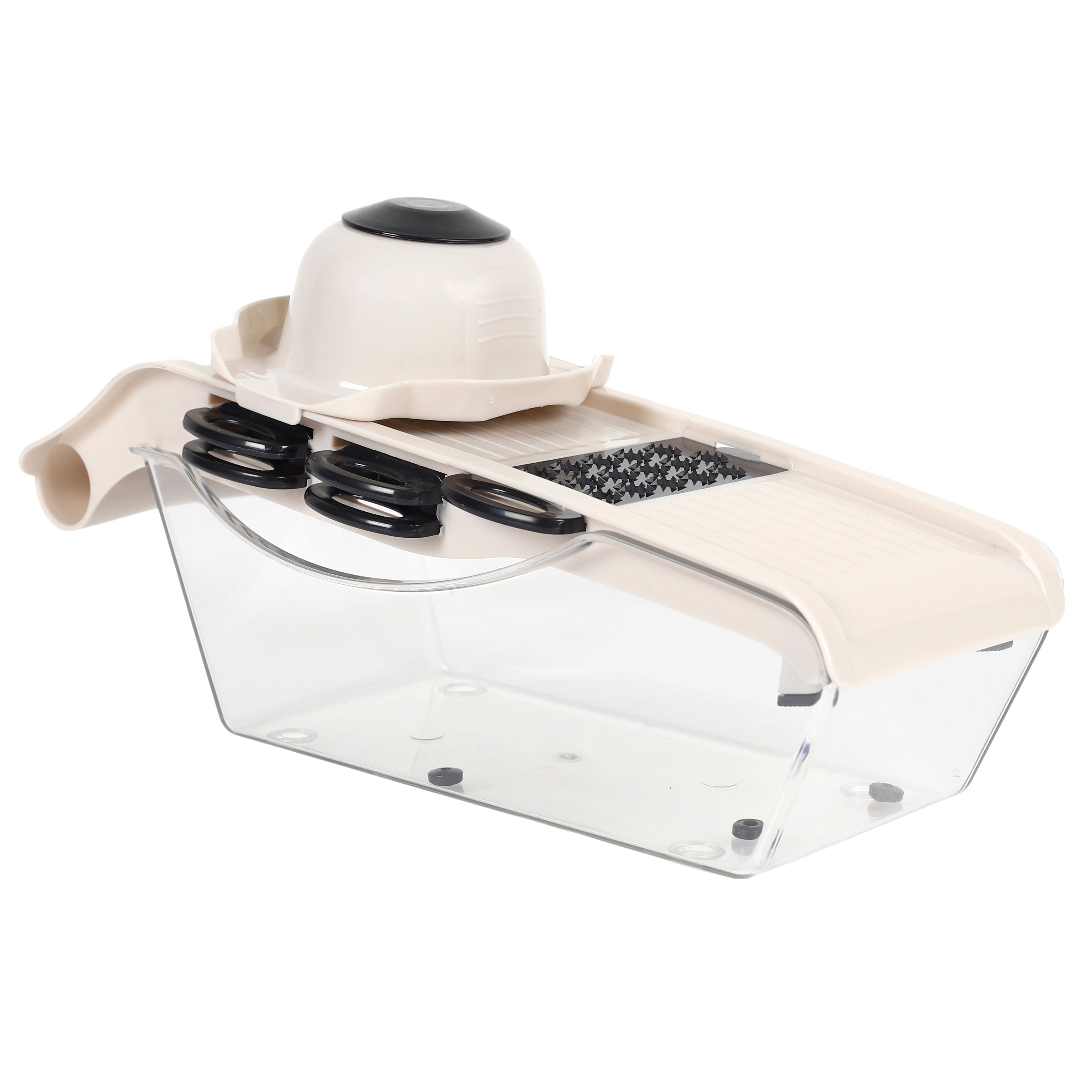 MANDOLINE AVEC RESERVOIR 5 ACCESSOIRES