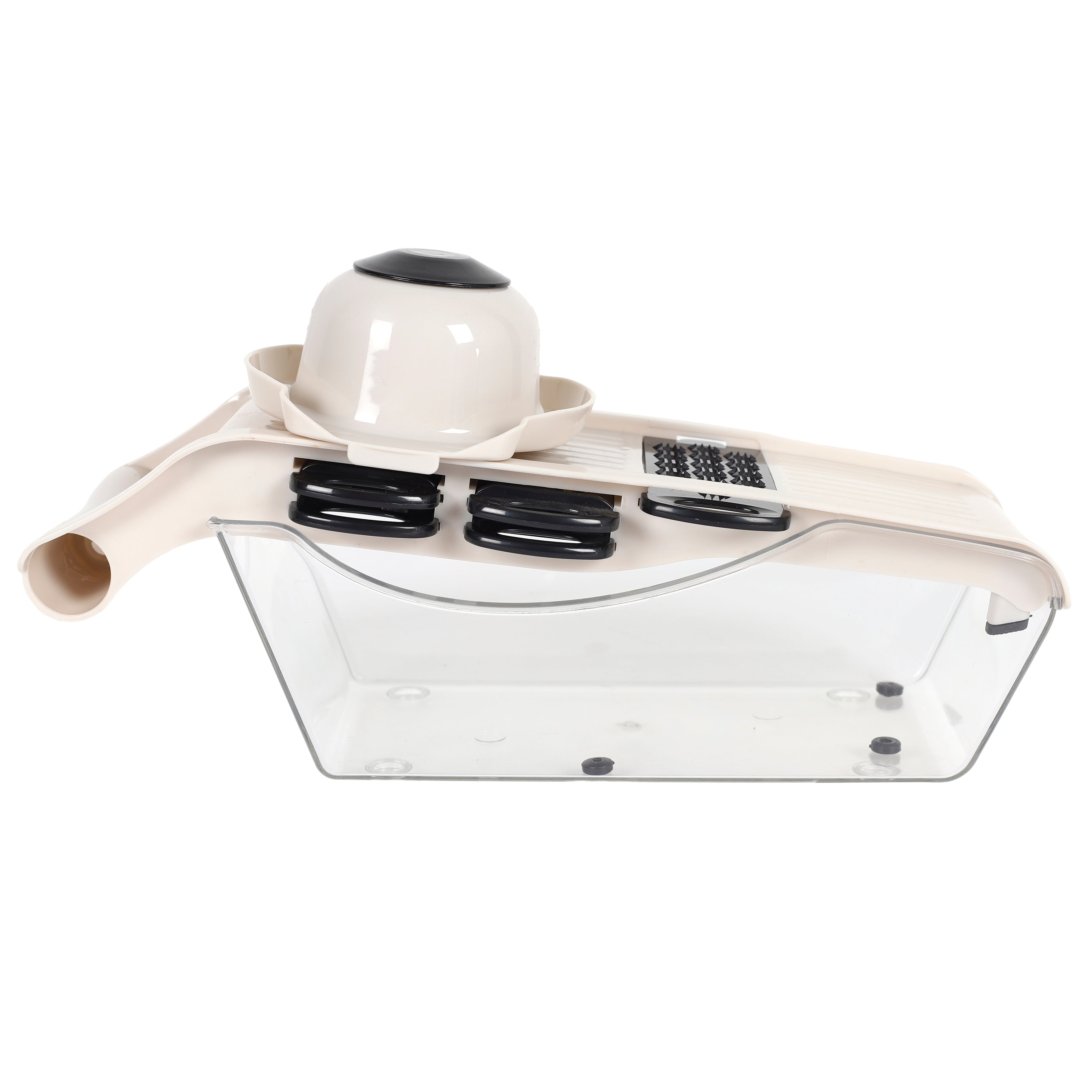 MANDOLINE AVEC RESERVOIR 5 ACCESSOIRES