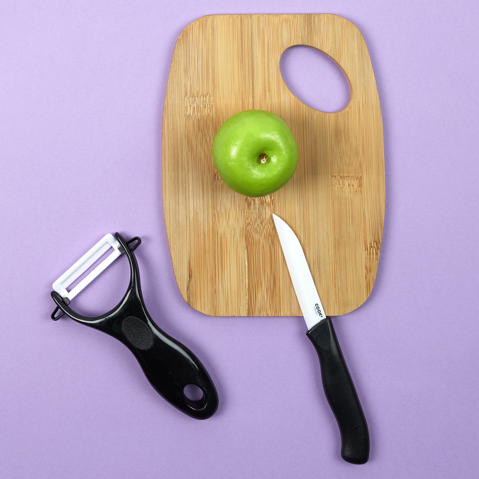 COUTEAU CERAMIQUE 7.5CM AVEC EPLUCHEUR
