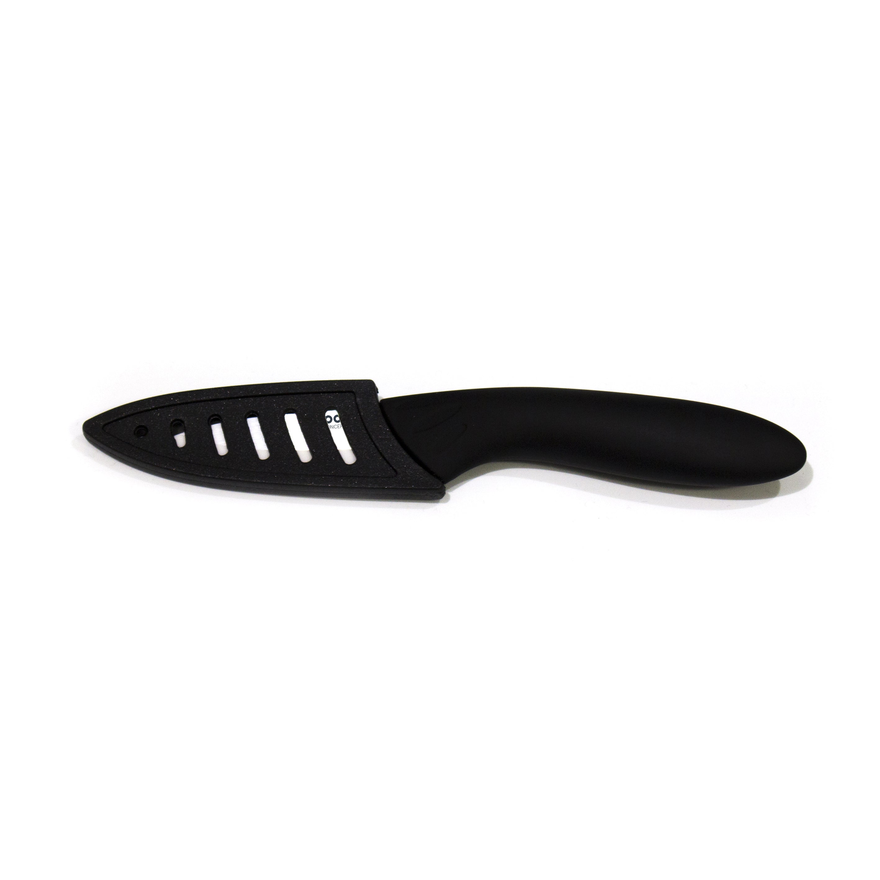 COUTEAU CERAMIQUE 7.5CM MANCHE SOFT AVEC ETUI