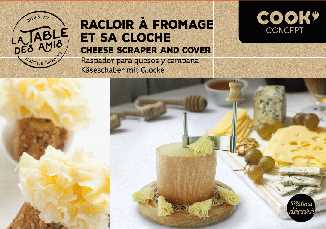 RACLOIR A FROMAGE AVEC CLOCHE 18CM