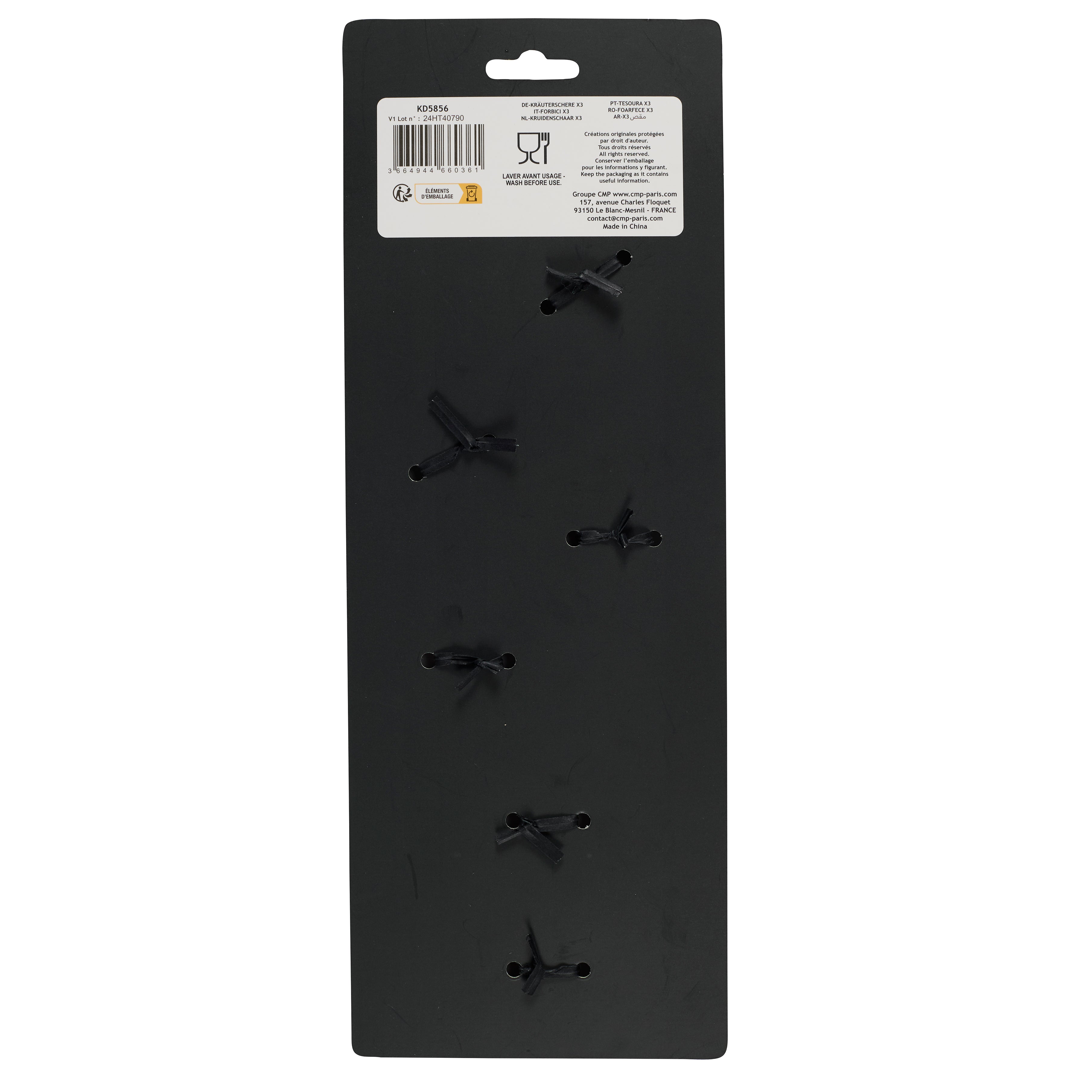 PAIRE DE CISEAUX X3 14 17 21CM