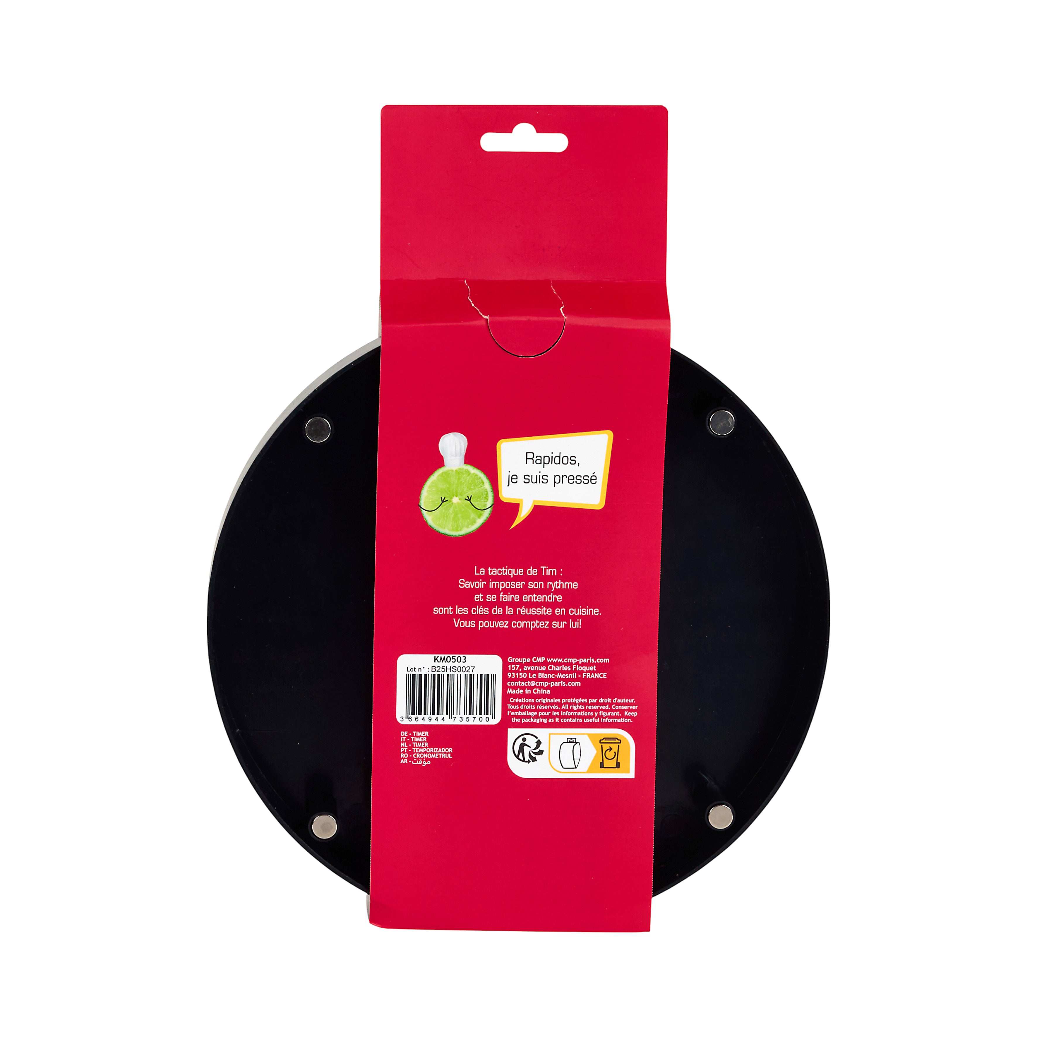 MINUTEUR XXL D20CM LUDIQUE