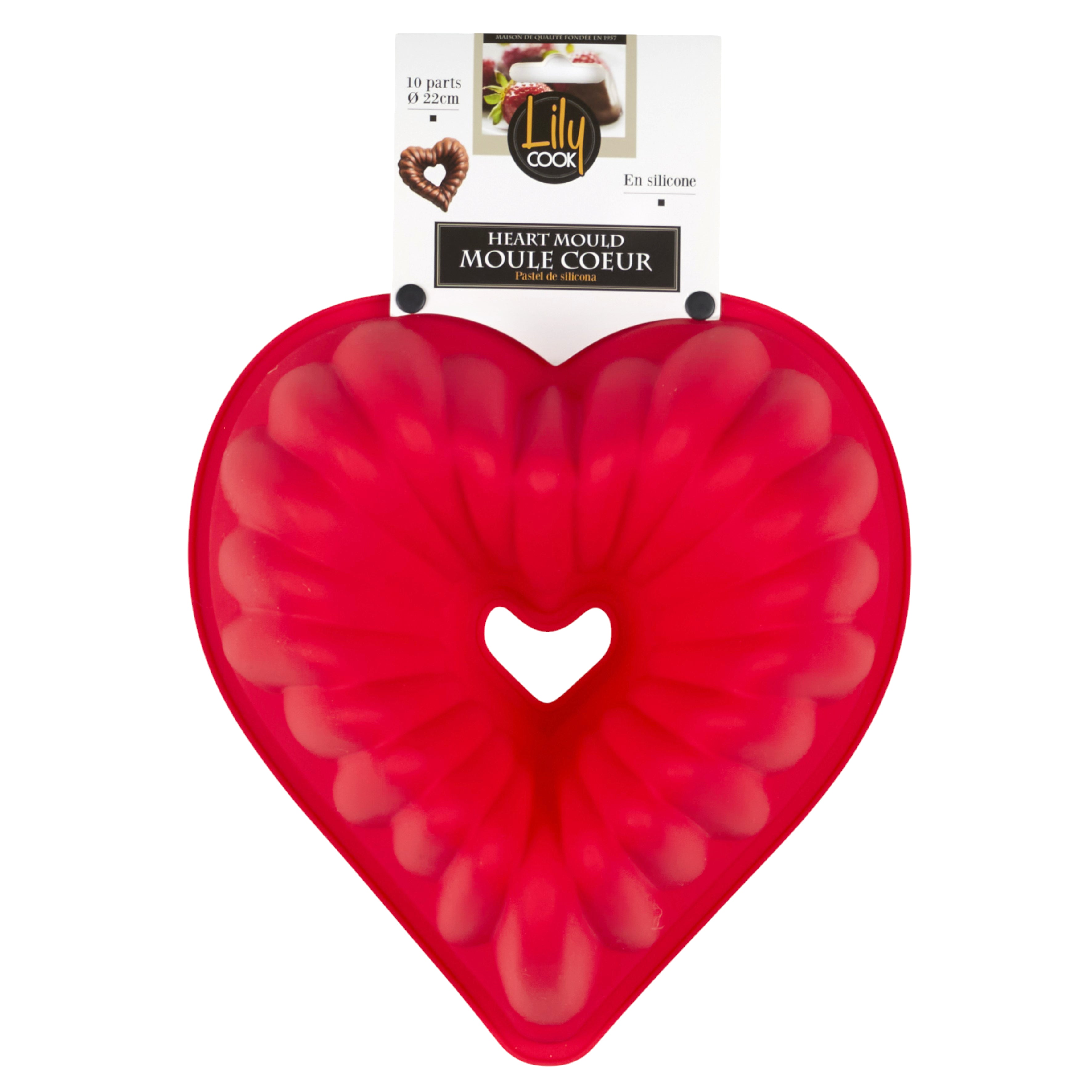 MOULE SILICONE COEUR 22CM