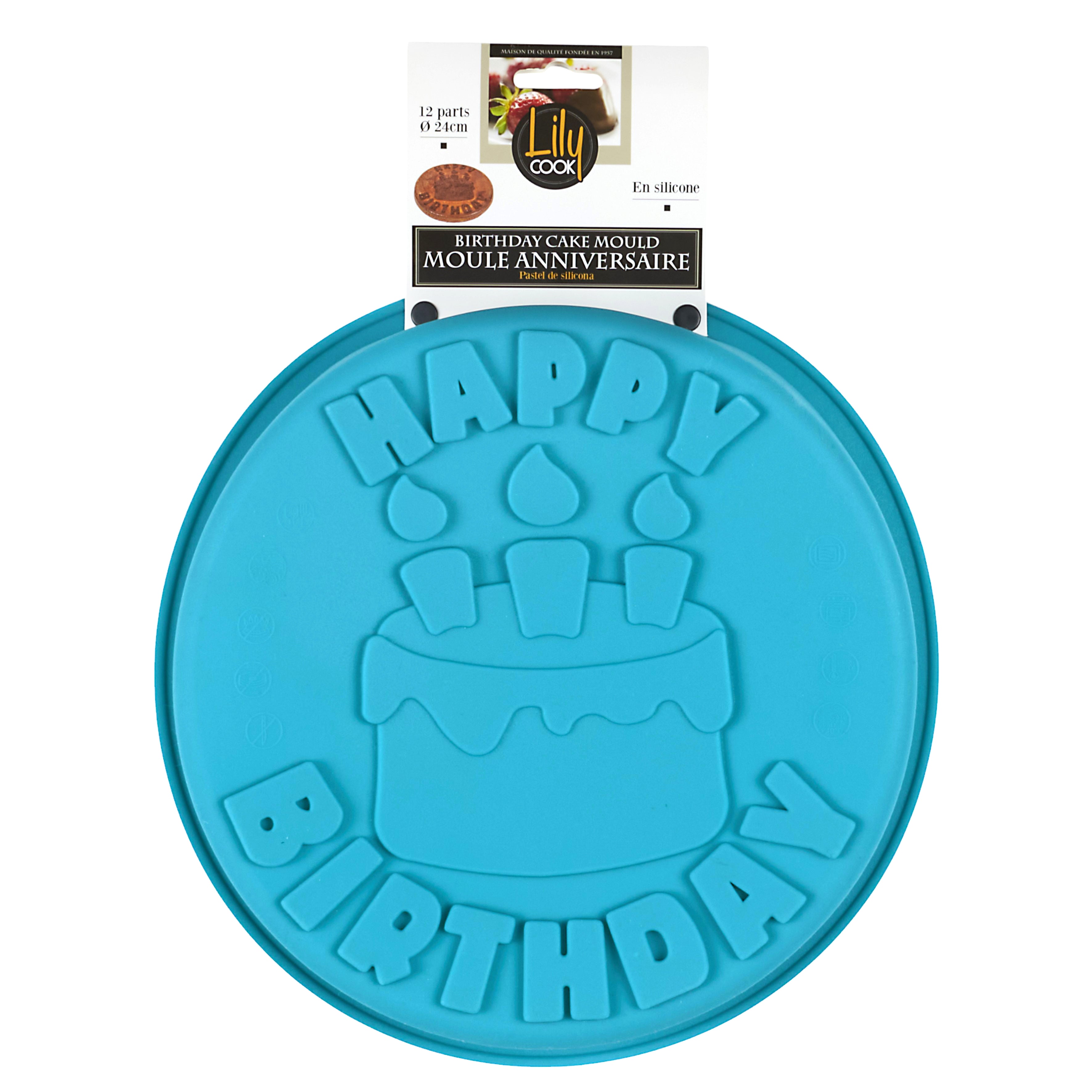 MOULE SILICONE ANNIVERSAIRE D26CM