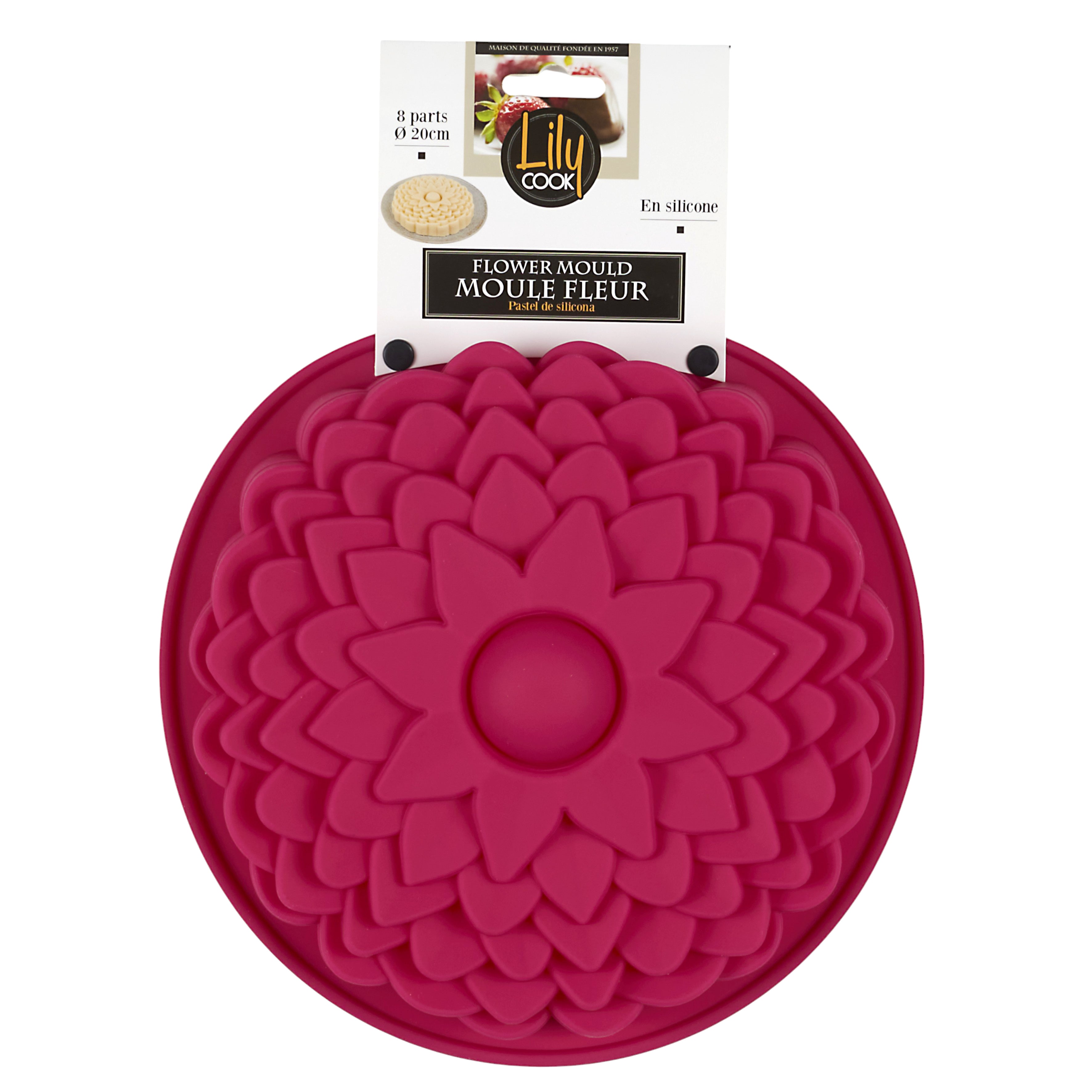 MOULE SILICONE DAHLIA D22,5CM