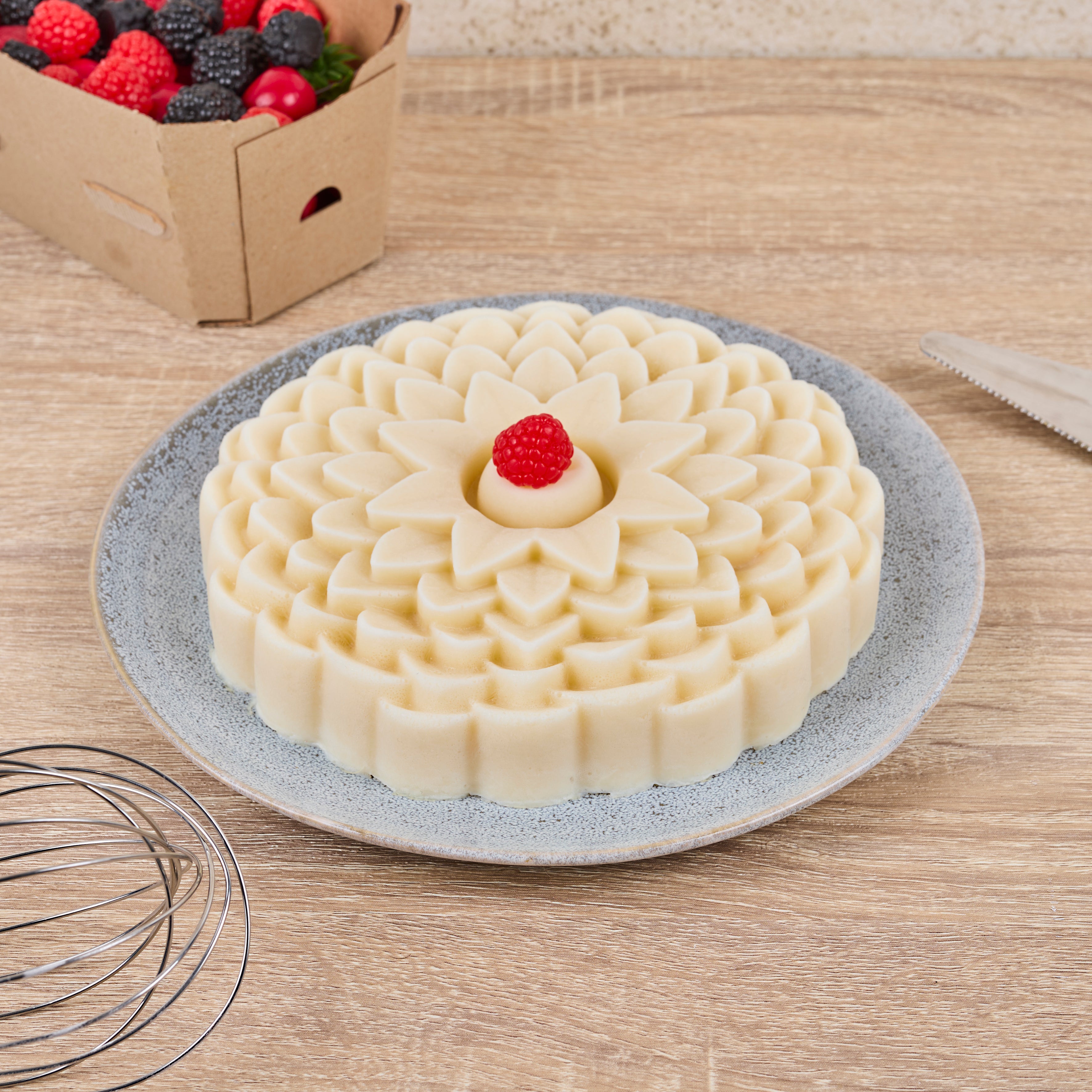 MOULE SILICONE DAHLIA D22,5CM