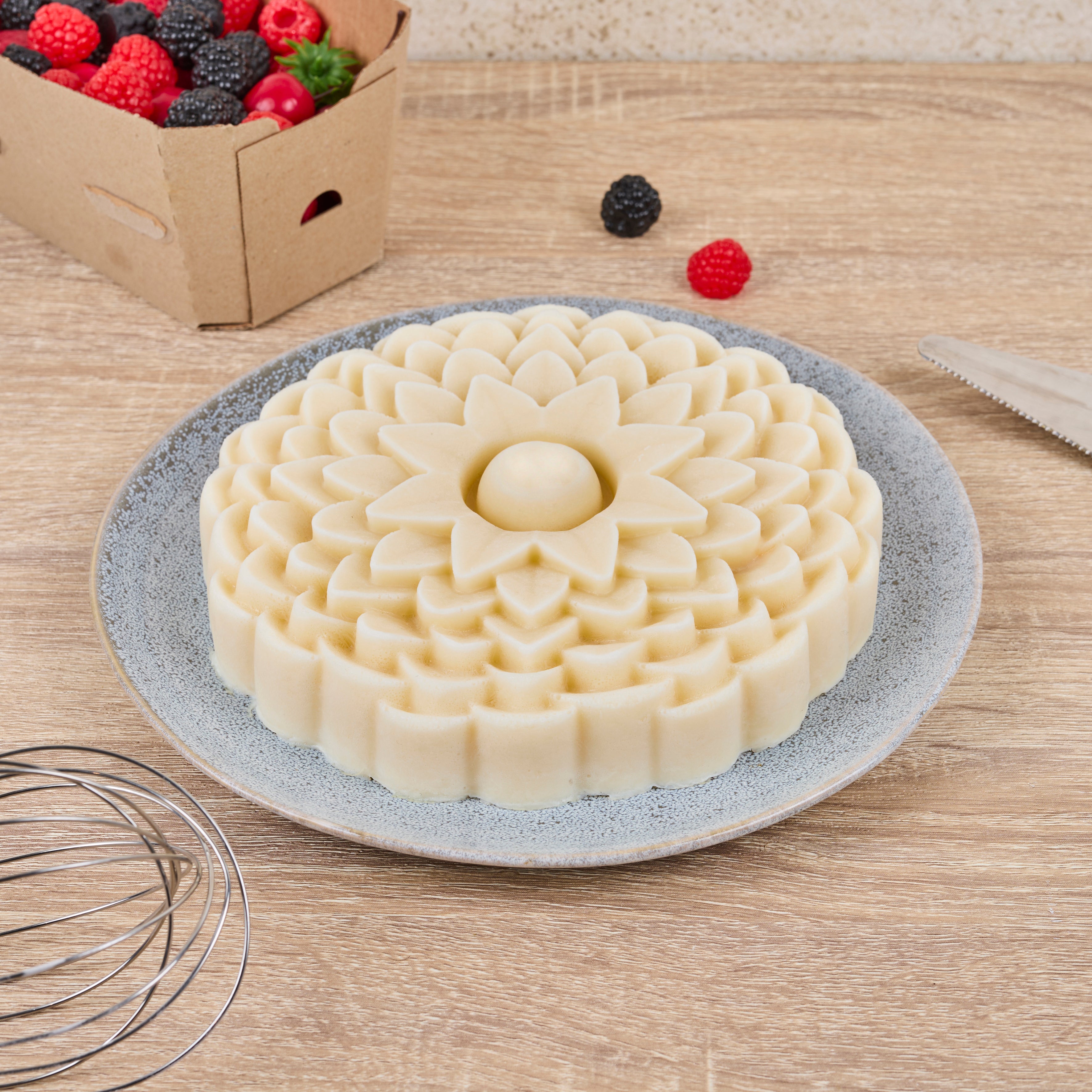 MOULE SILICONE DAHLIA D22,5CM