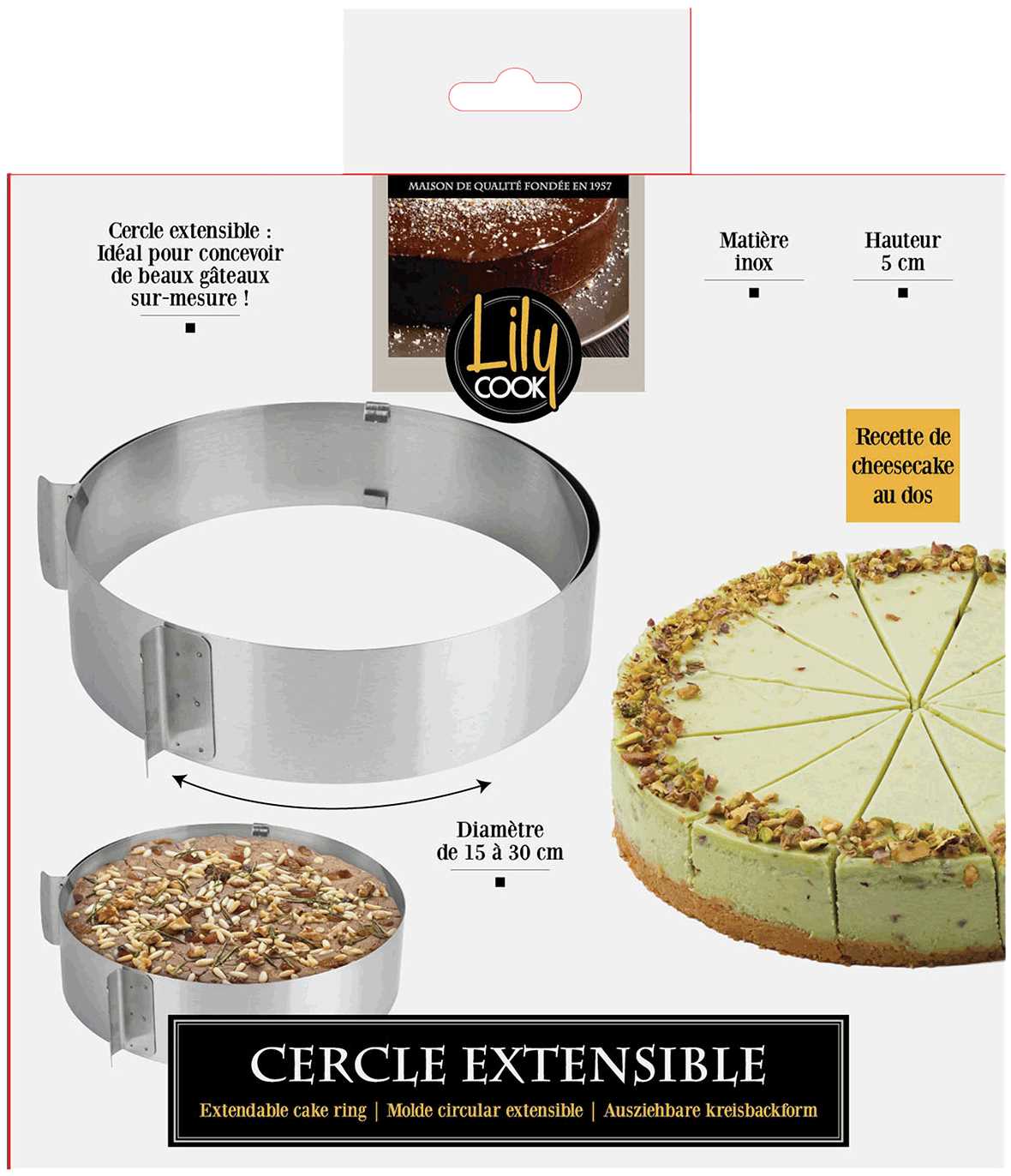 CERCLE EXTENSIBLE 15 A 30CM