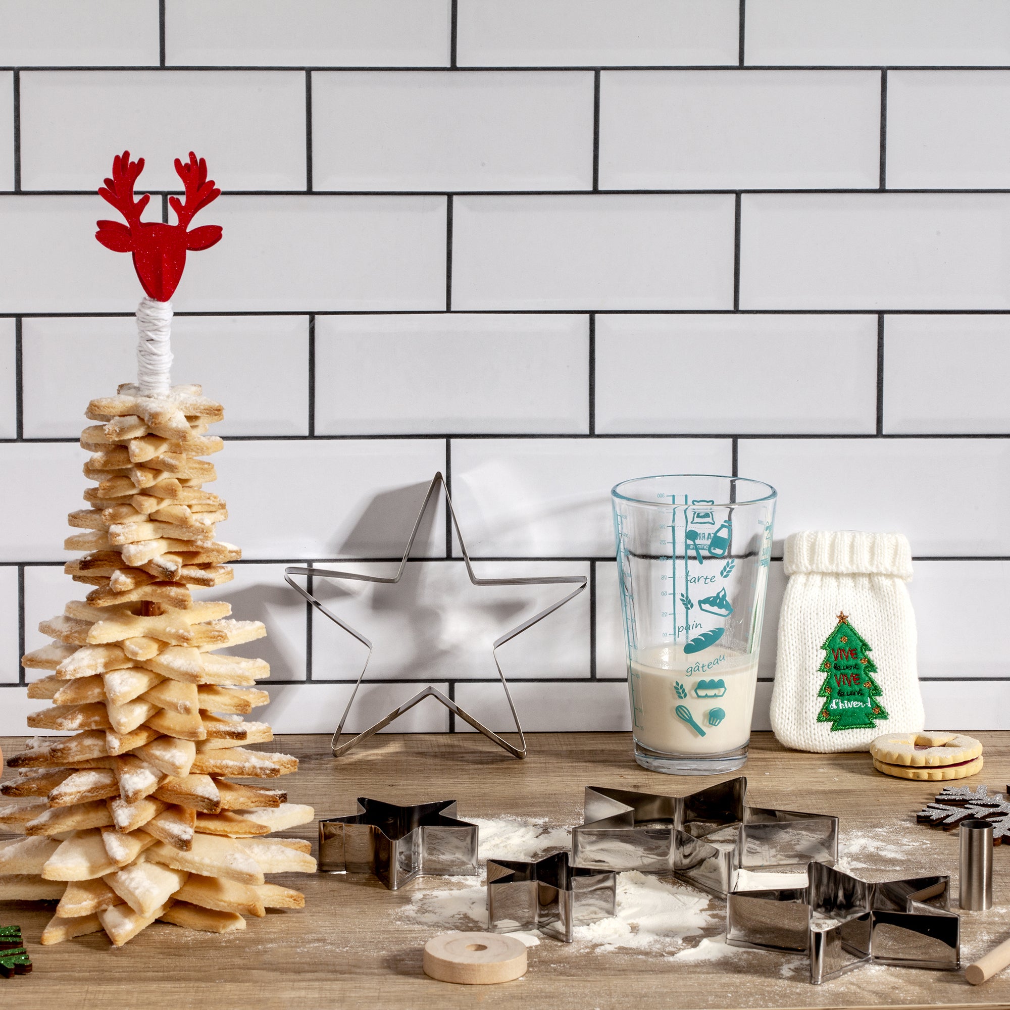 COFFRET DESSERT SAPIN DE NOEL ETOILES