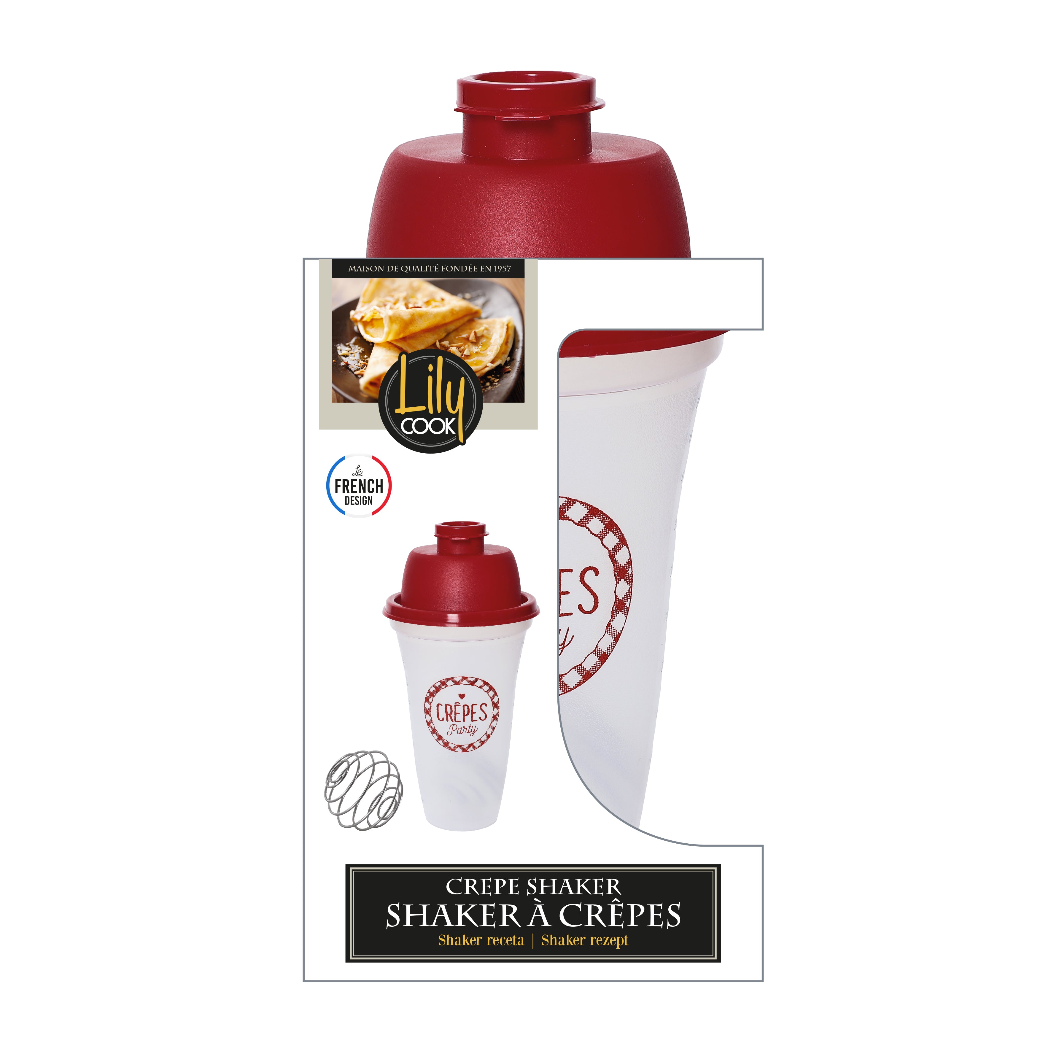 SHAKER PATE A CREPES CHANDELEUR