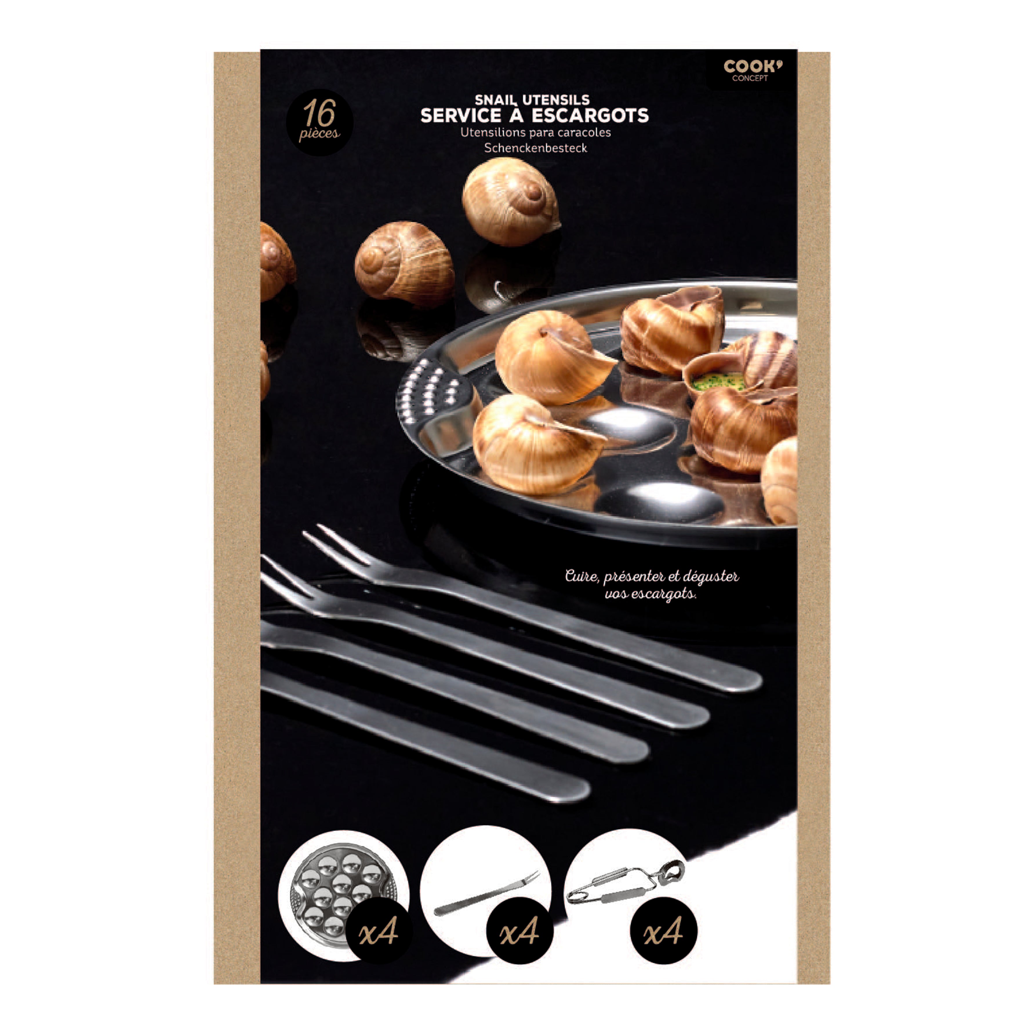 USTENSILE A ESCARGOTS X12