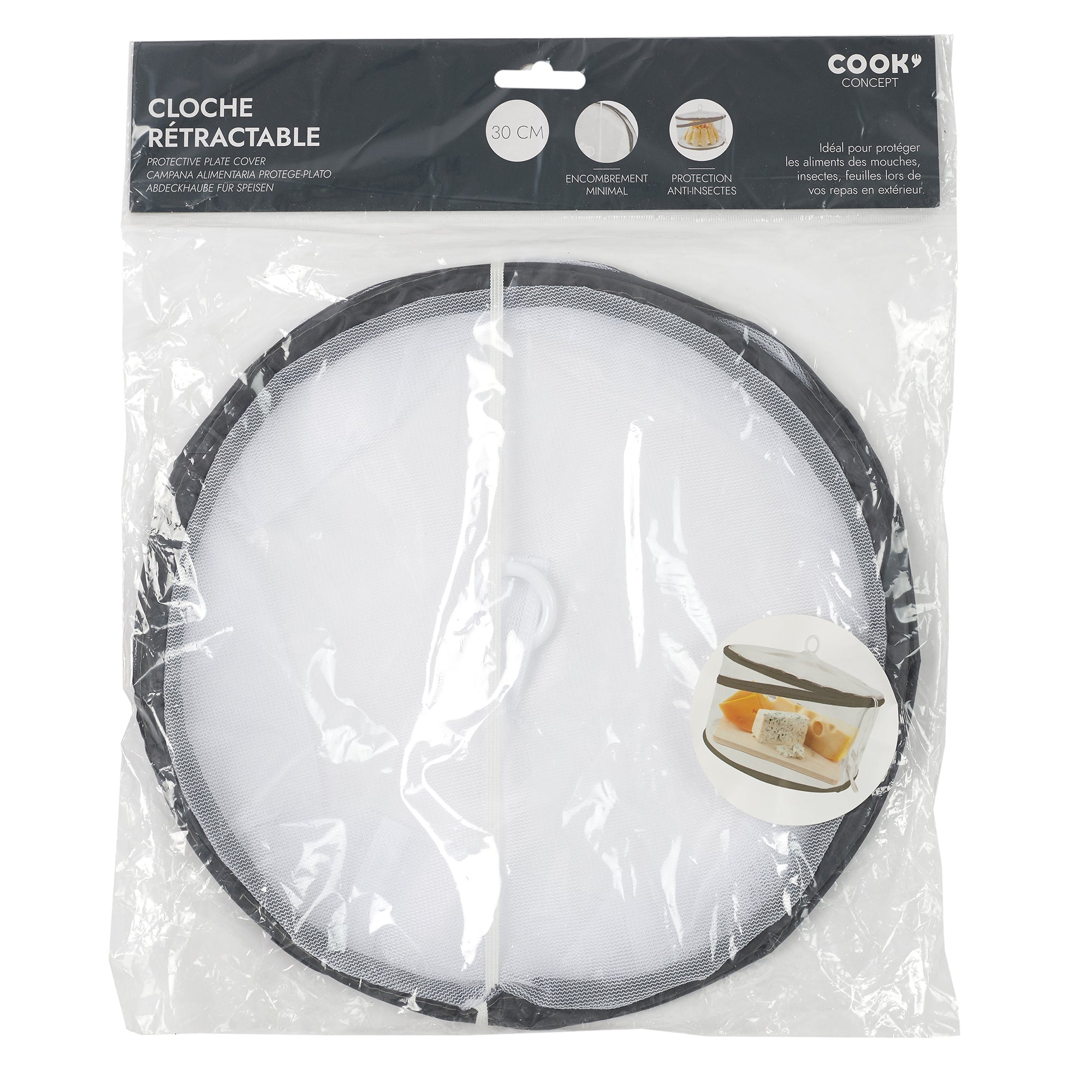 CLOCHE ALIMENTAIRE PROTEGE PLAT