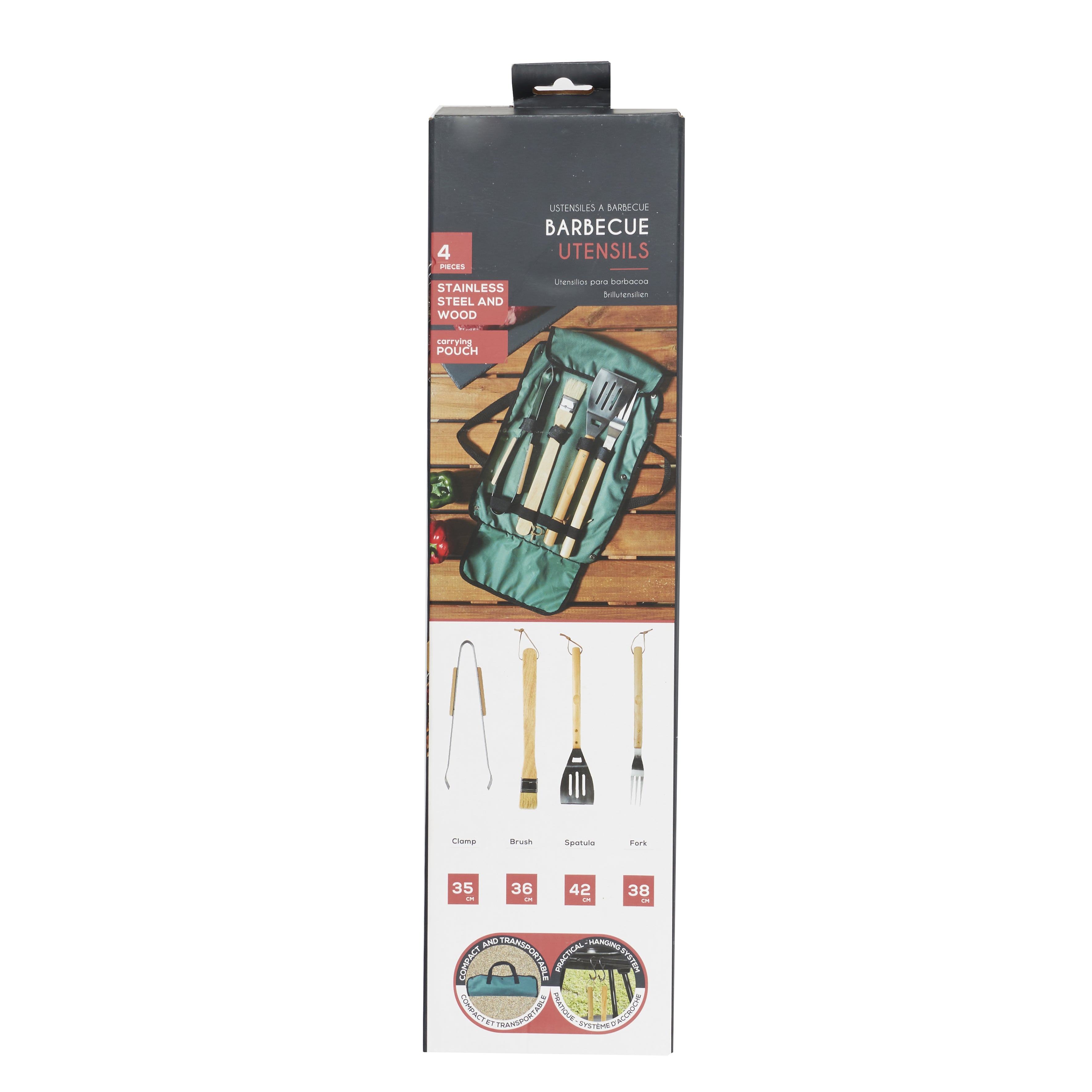 USTENSILE BARBECUE X4