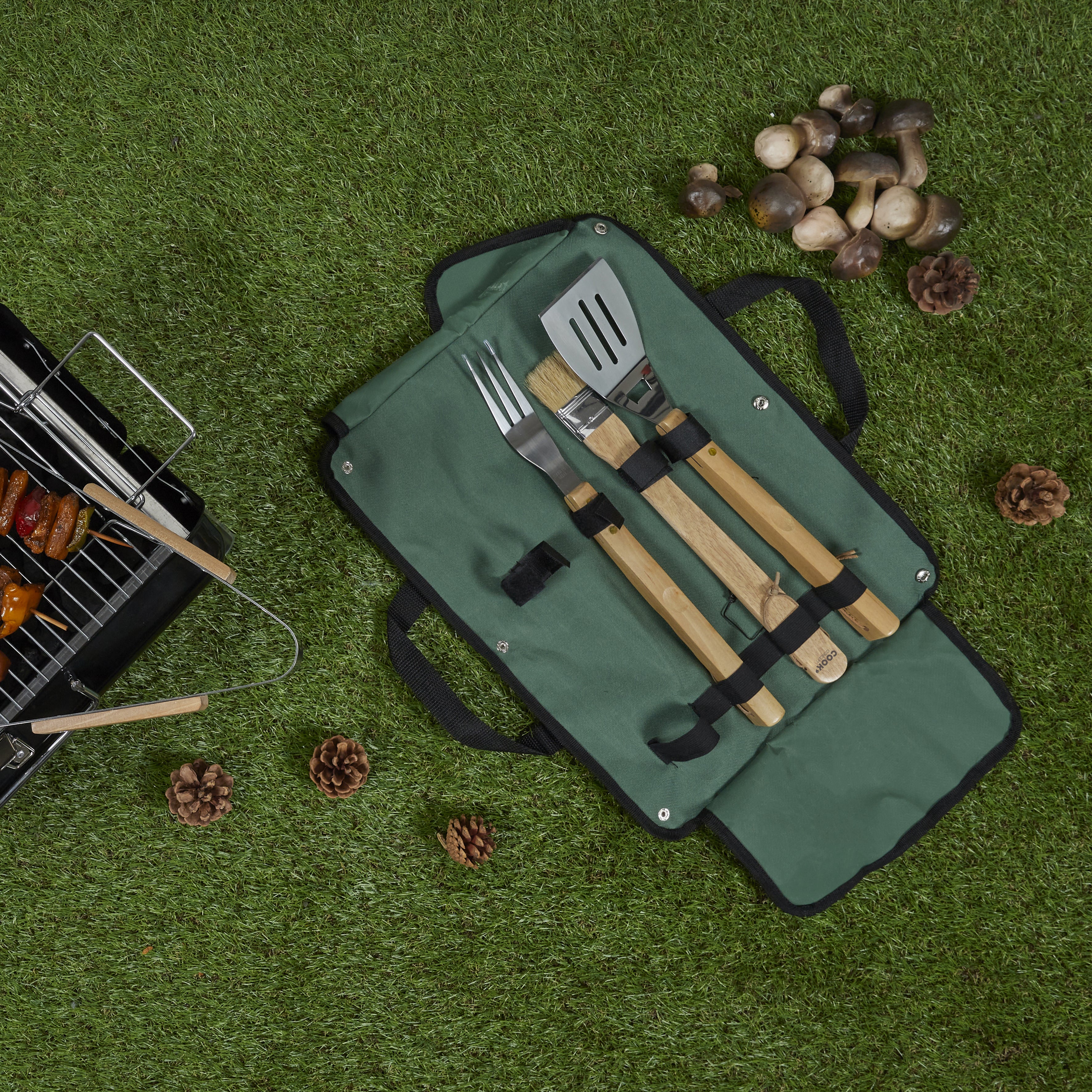 USTENSILE BARBECUE X4