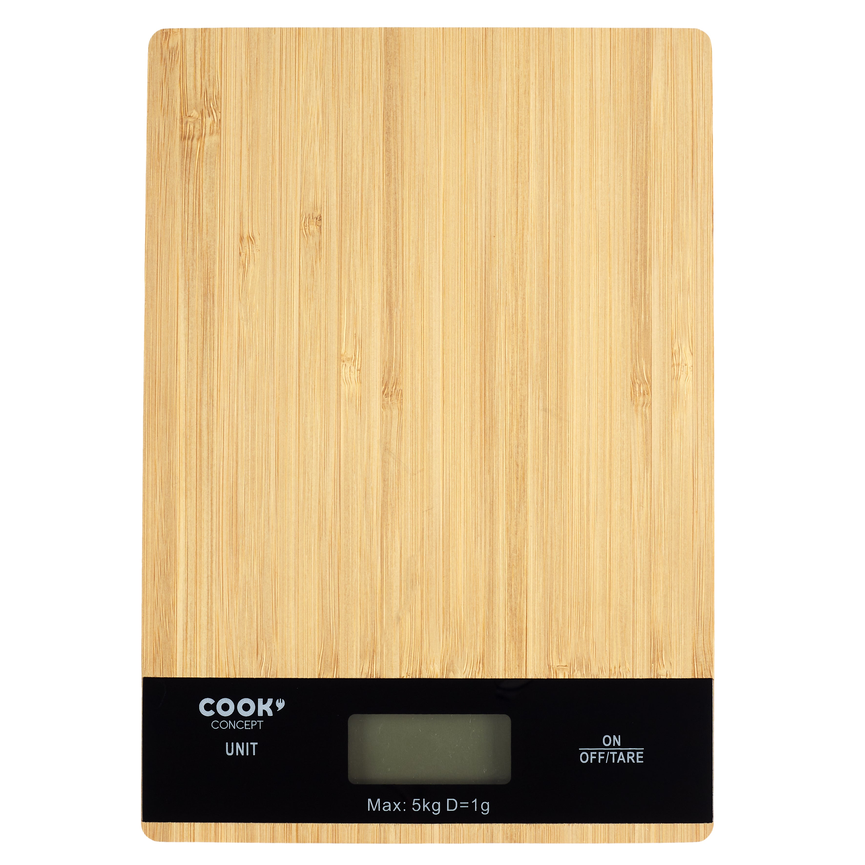 BALANCE DE CUISINE RECTANGULAIRE BAMBOU 5KG