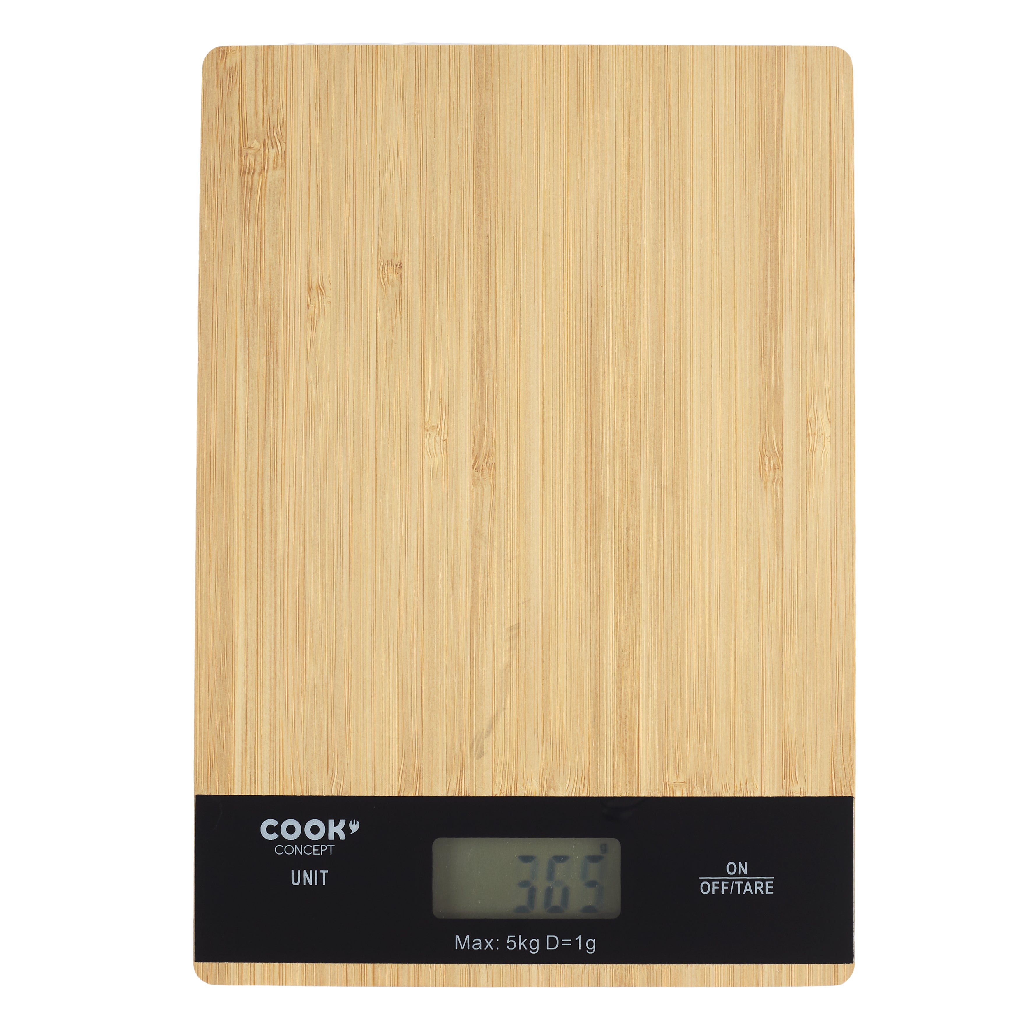 BALANCE DE CUISINE RECTANGULAIRE BAMBOU 5KG