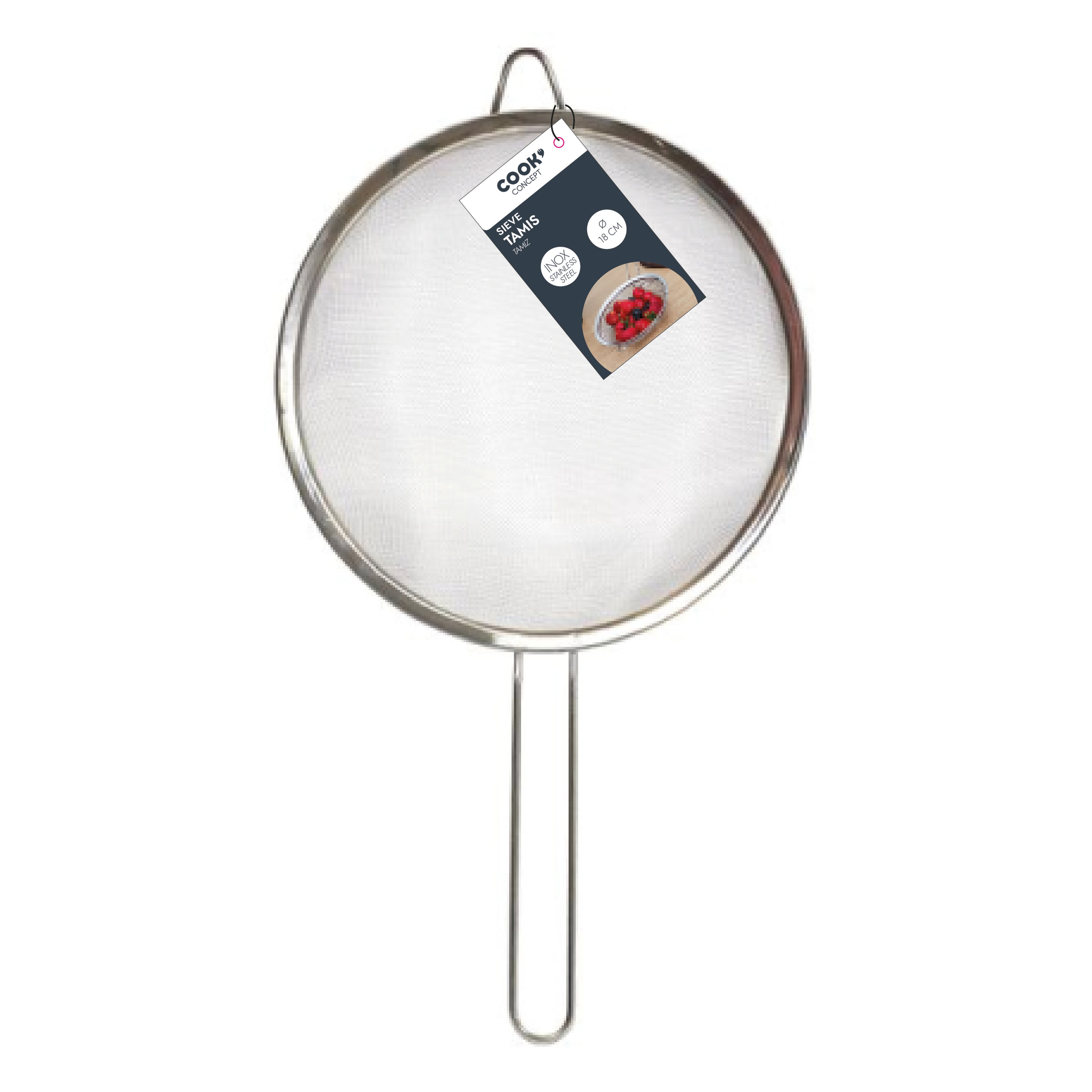 PASSOIRE TAMIS INOX D18CM