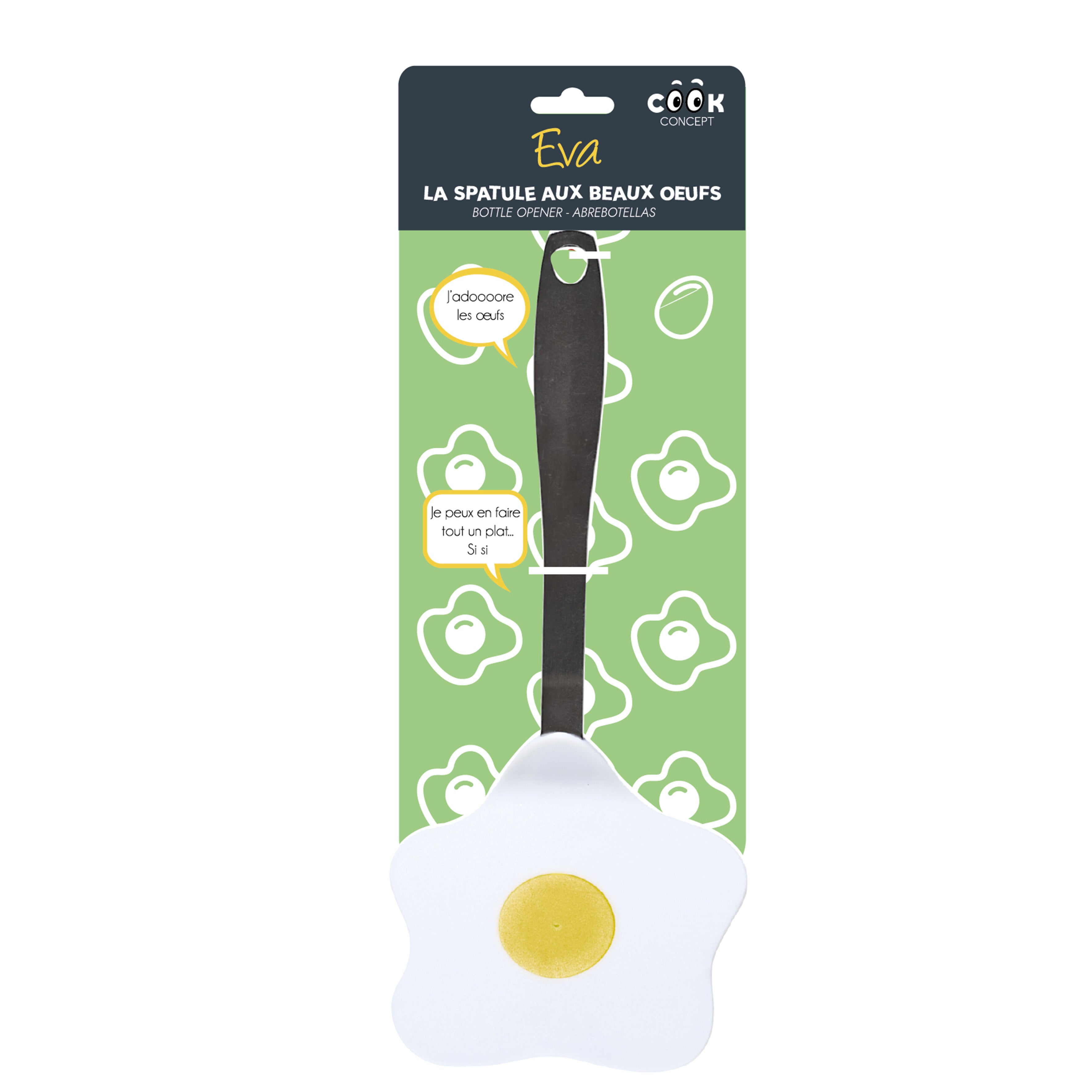 SPATULE EN FORME D OEUF AU PLAT