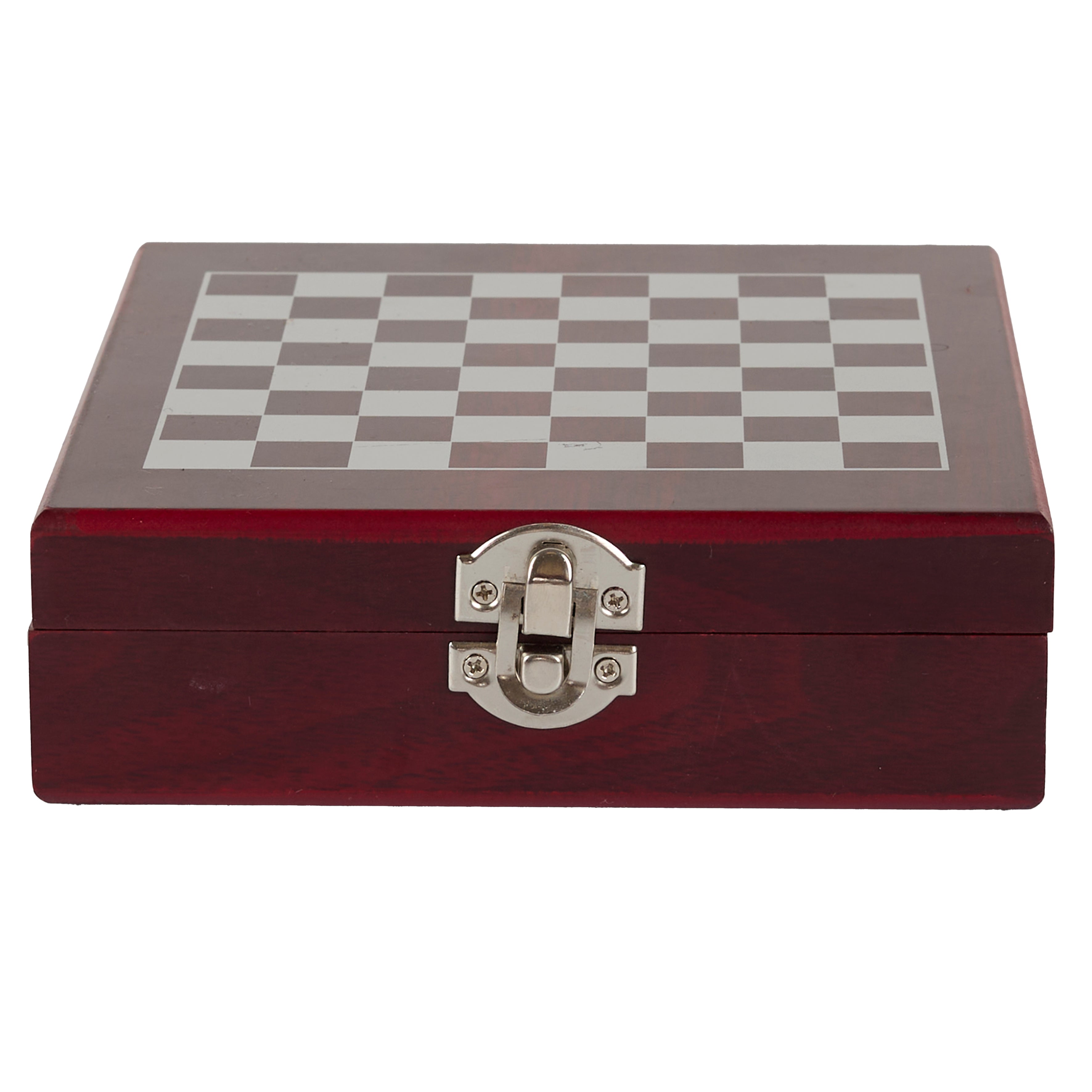 COFFRET VIN 4 PIECES AVEC ECHIQUIER