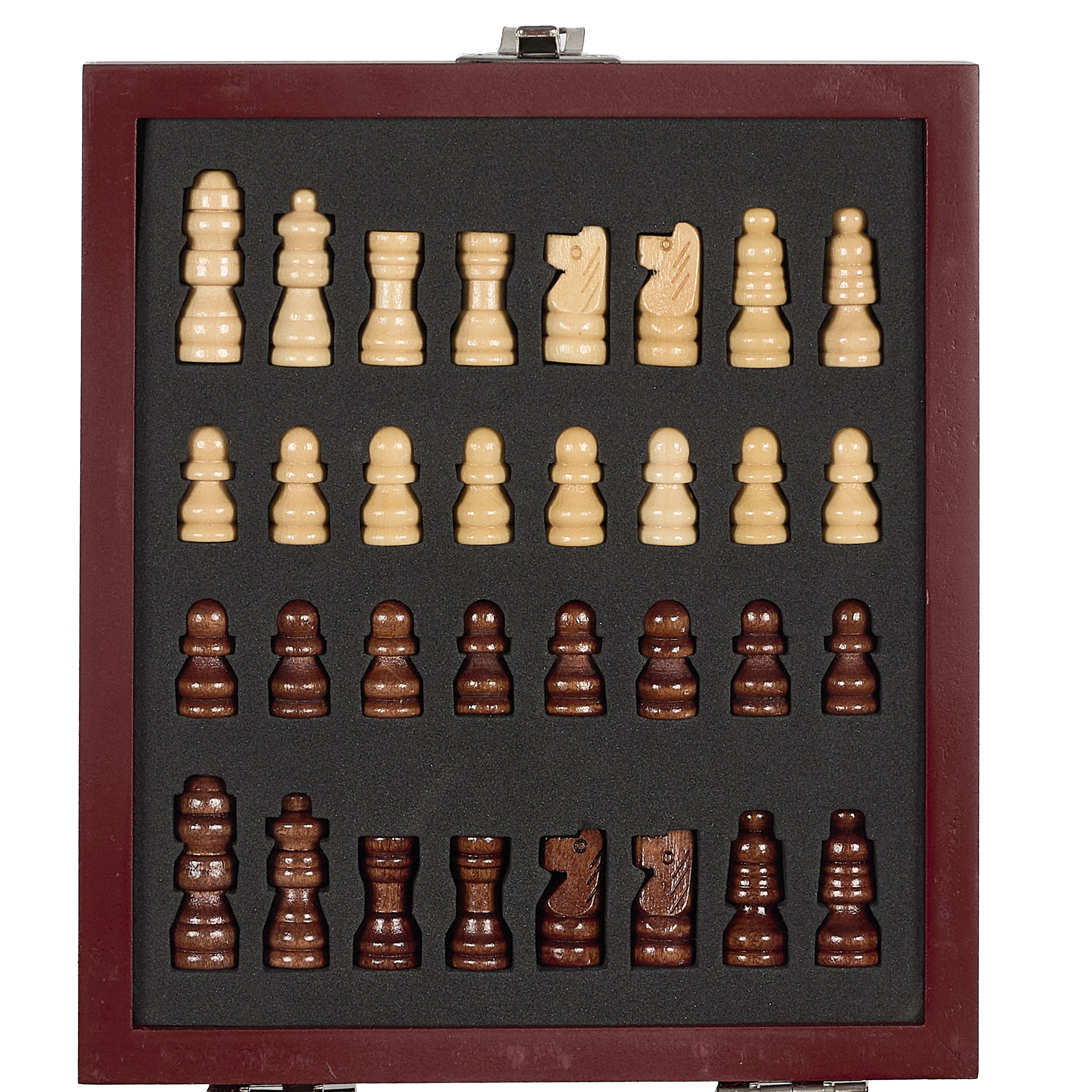 COFFRET VIN 4 PIECES AVEC ECHIQUIER