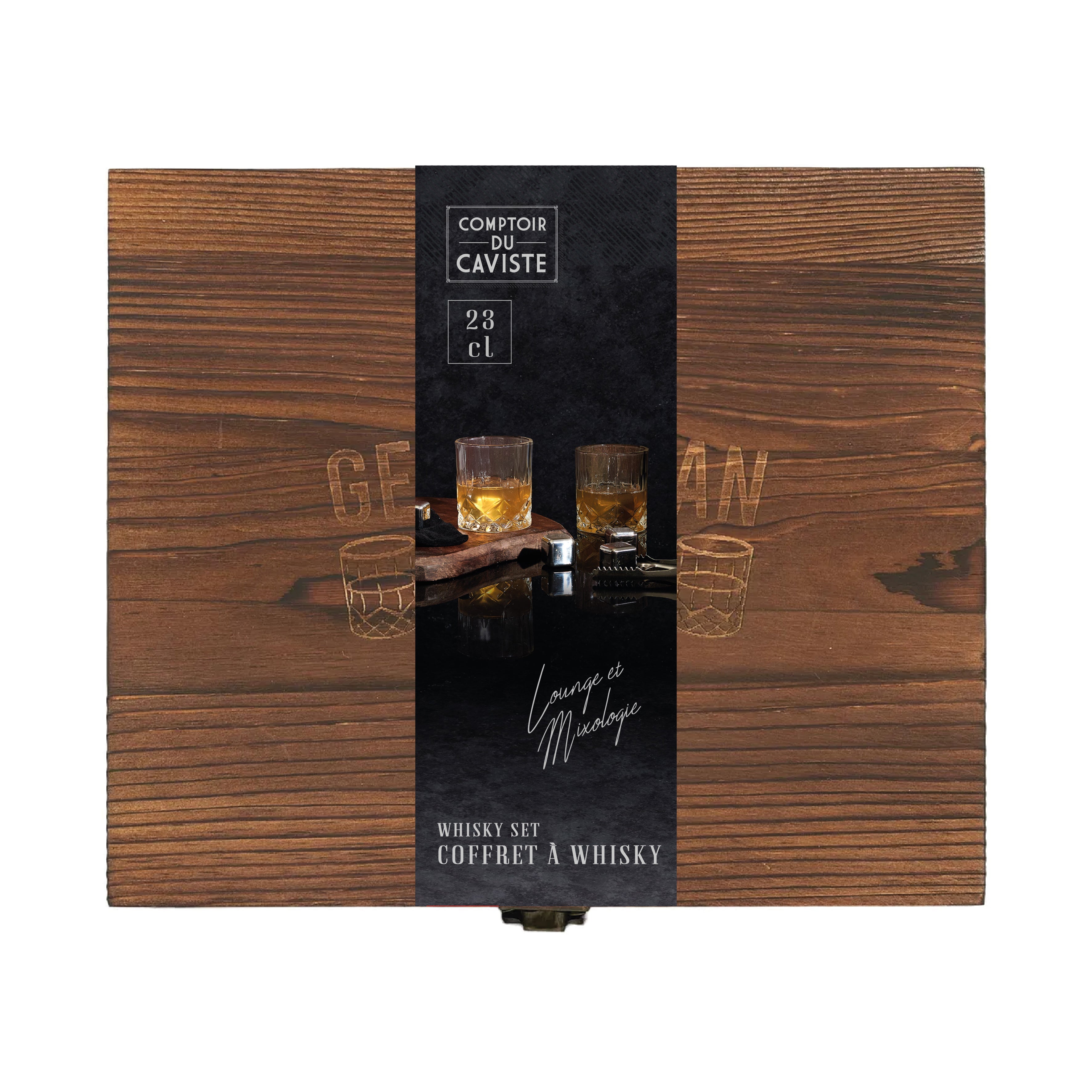 COFFRET WHISKY GENTLEMAN 10 PCS