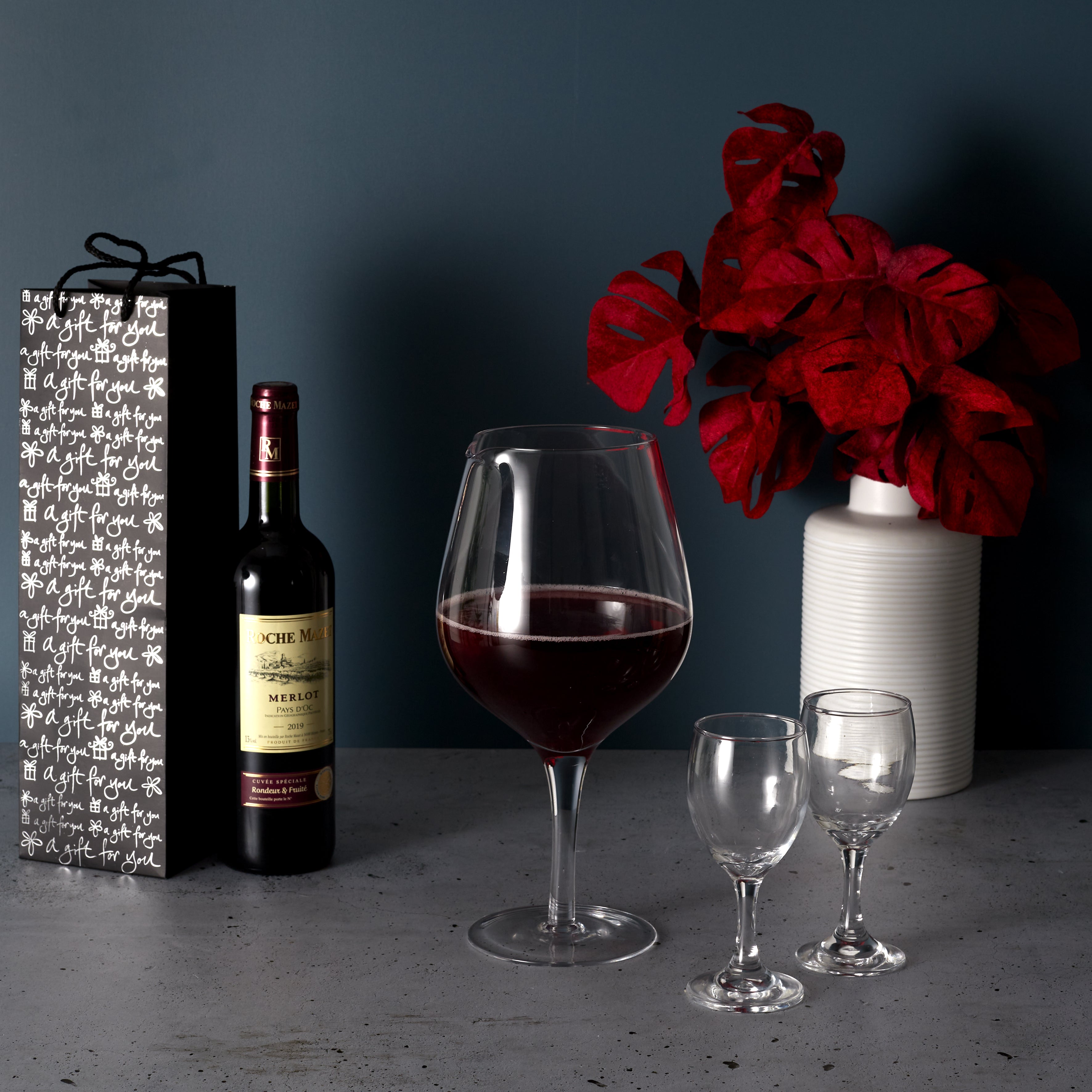 CARAFE VIN FORME VERRE 1.6L