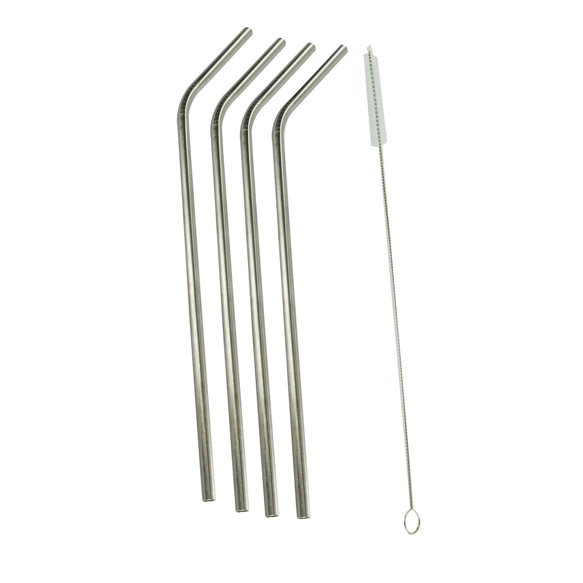 PAILLE EN INOX X4 AVEC GOUPILLON