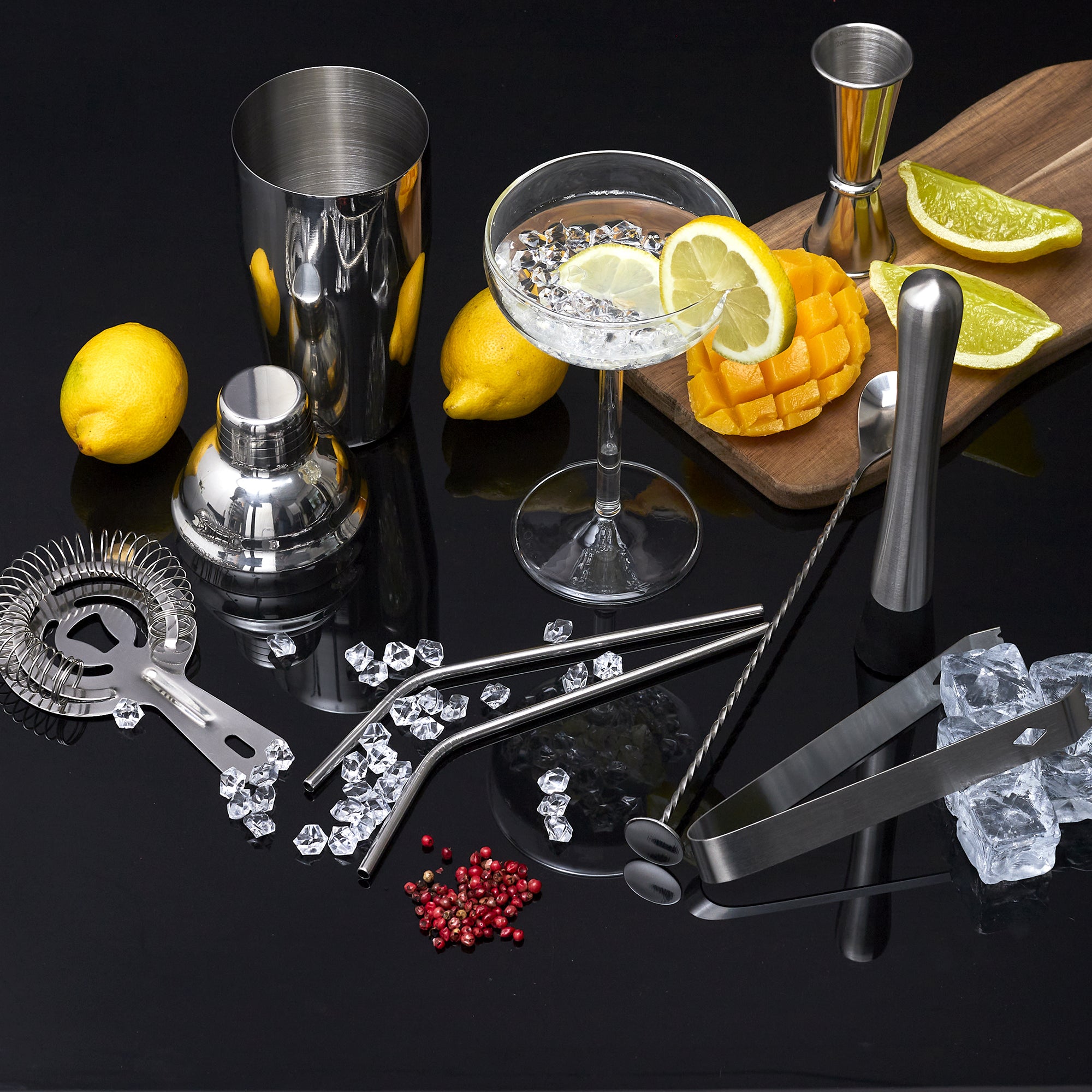 SET A COCKTAIL DE 16 ACCESSOIRES