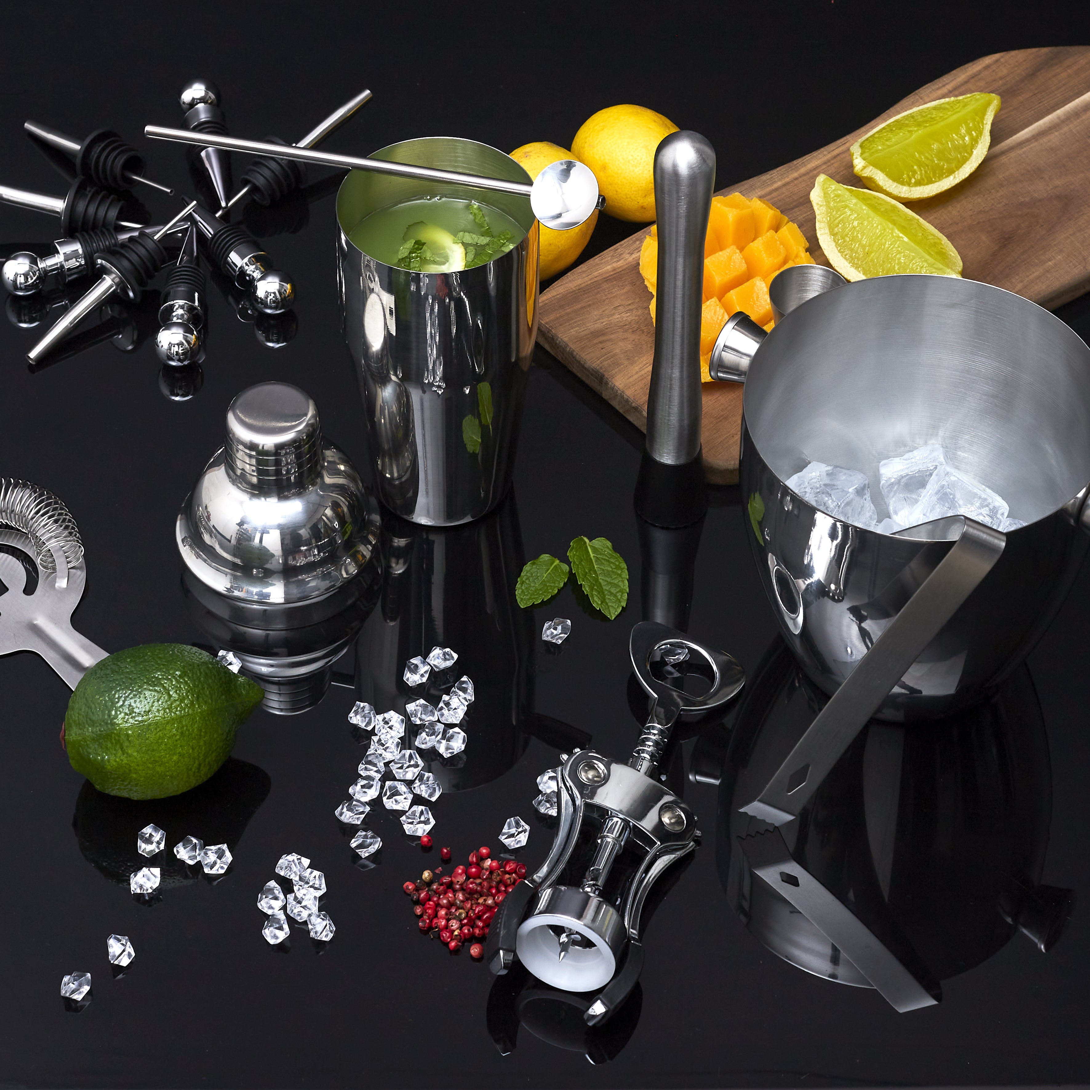 SET A COCKTAIL 16 ACCESSOIRES