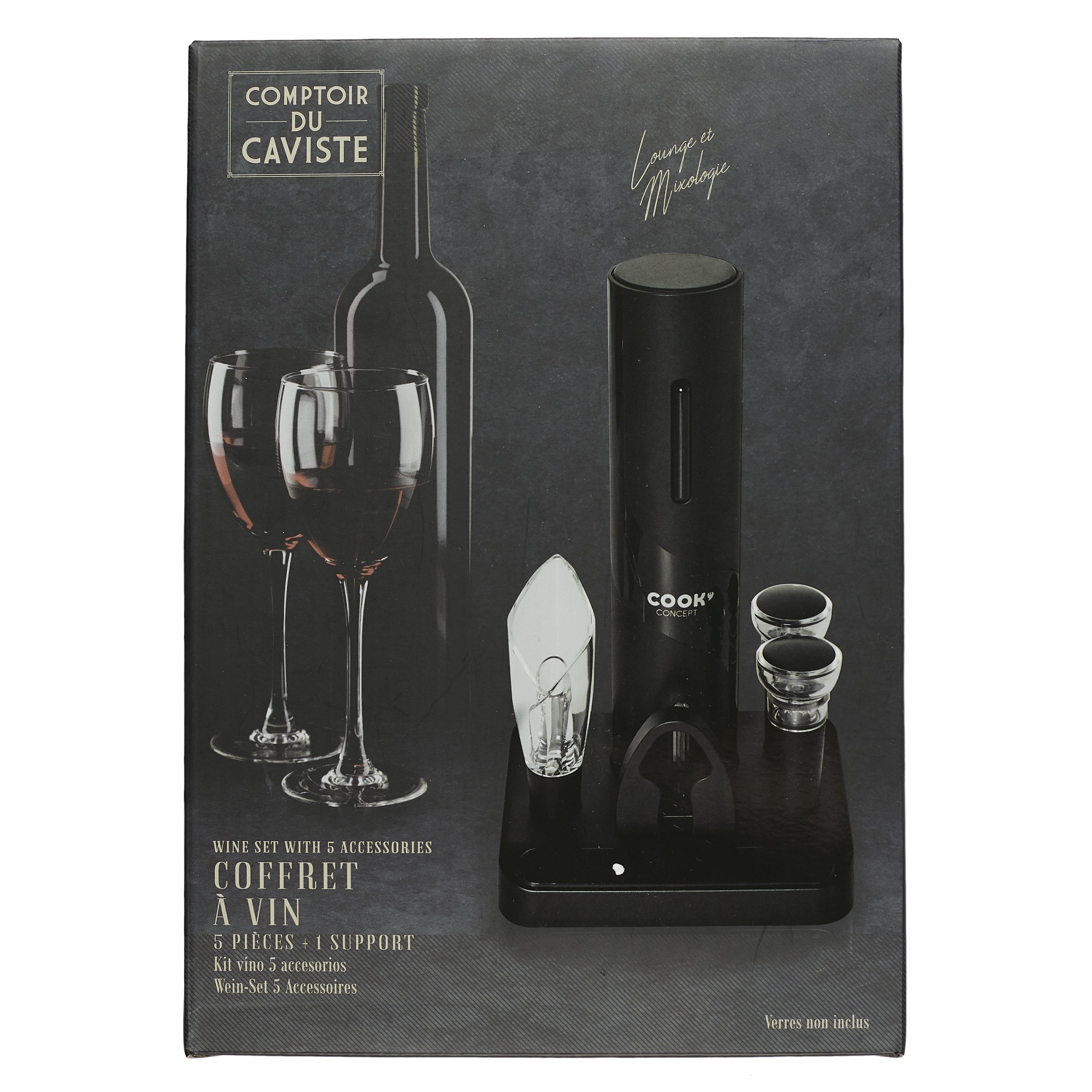 COFFRET VIN 5 ACCESSOIRES