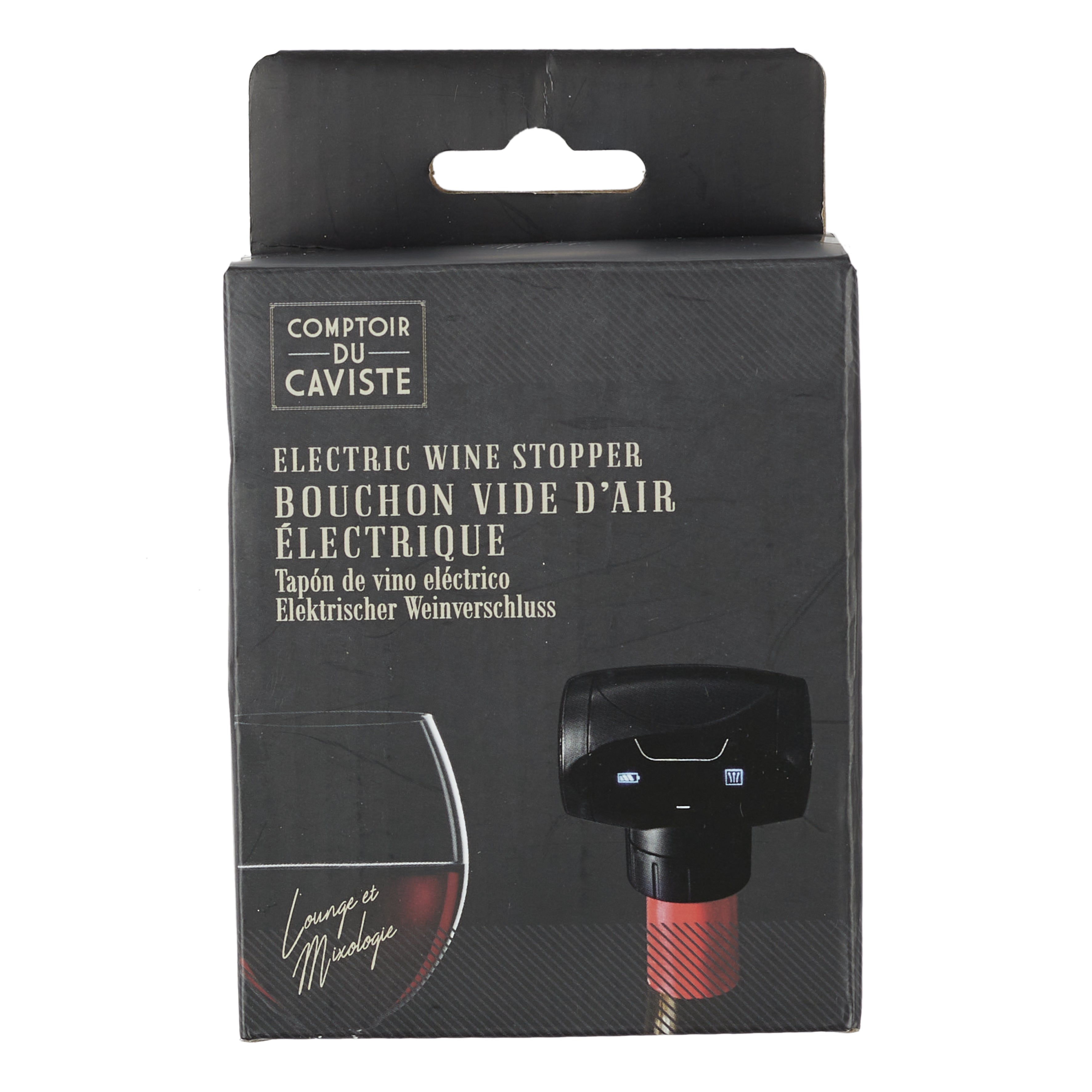 BOUCHON DE VIN VIDE D AIR ELECTRIQUE