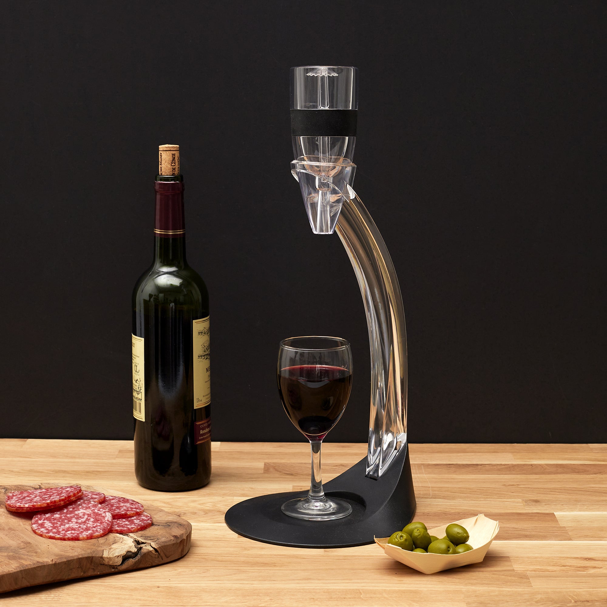 AERATEUR DE VIN AVEC SUPPORT